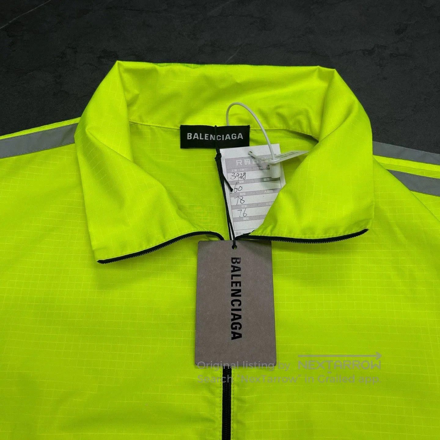 Balenciaga Balenciaga Fluorescent Yellow Windbreaker. Size US M / EU 48-50 / 2 - 4 Thumbnail