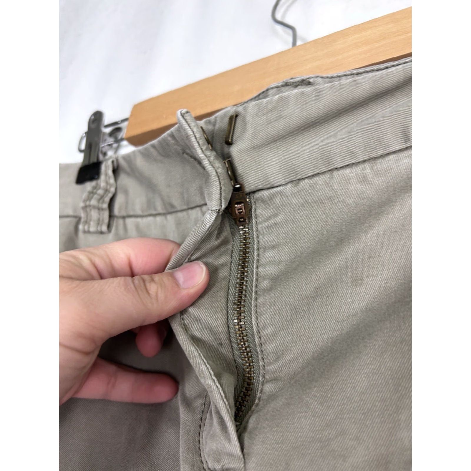 J.Crew J.CREW Women City Fit Stretch Beige Chinos Pants 32x30 Size 6 Regular Cotton Stretch Women Mens Girls Size 28" / US 6 / IT 42 - 6 Thumbnail