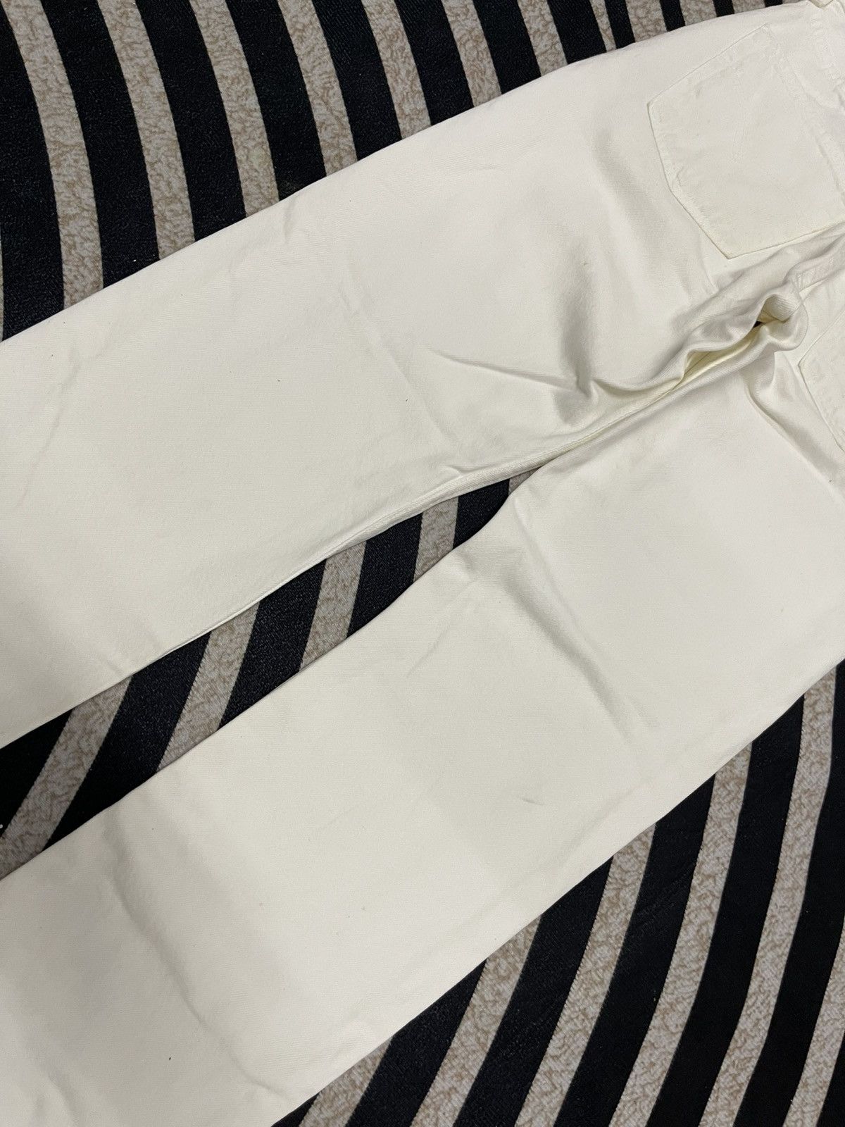 Levi's 90s LEVIS 302 WHITE DENIM JEANS RARE Size US 29 - 14 Thumbnail