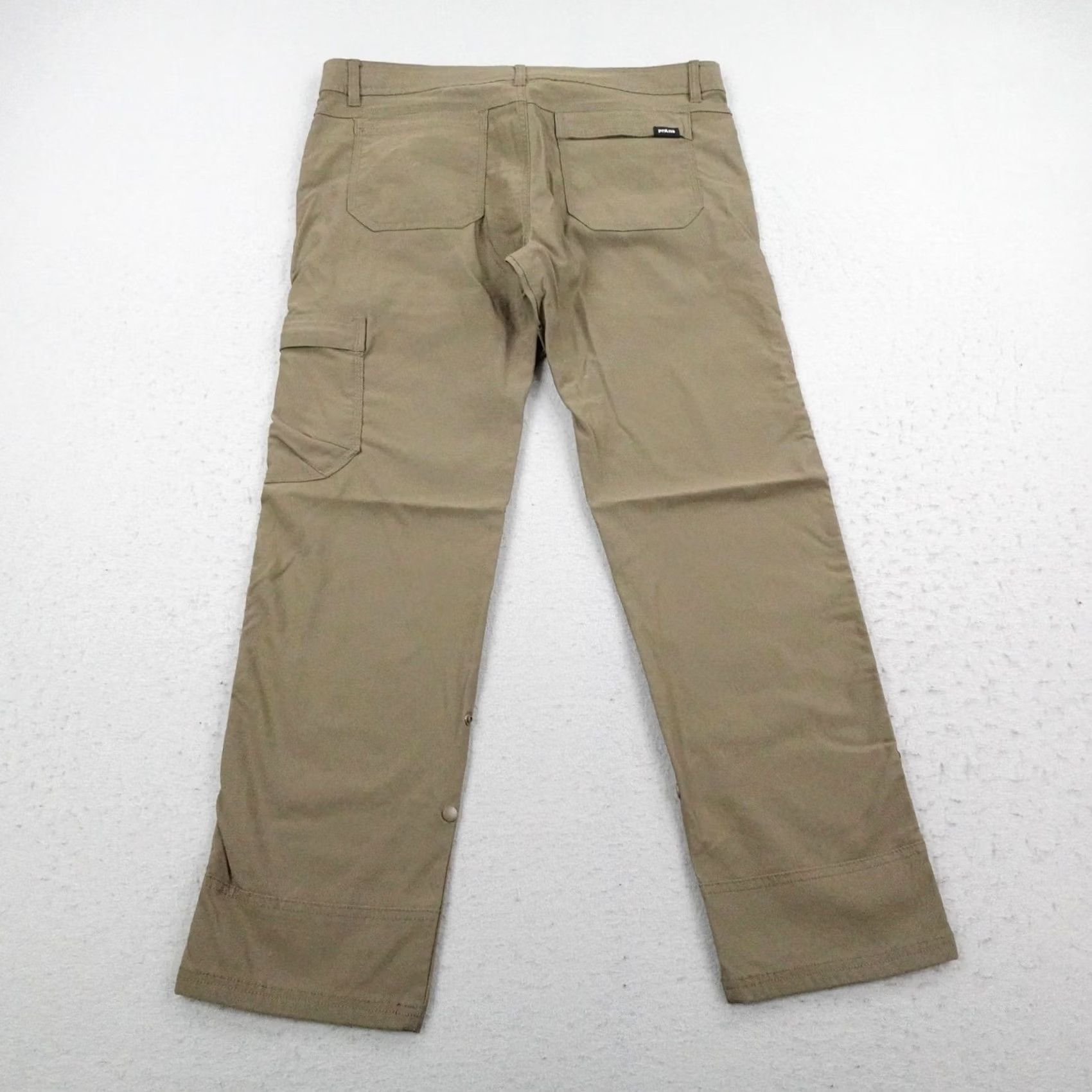 Prana Prana Pants Mens Beige 36x30 Slim Fit Stretch Zion Cargo Hiking Trail Size US 36 / EU 52 - 6 Thumbnail