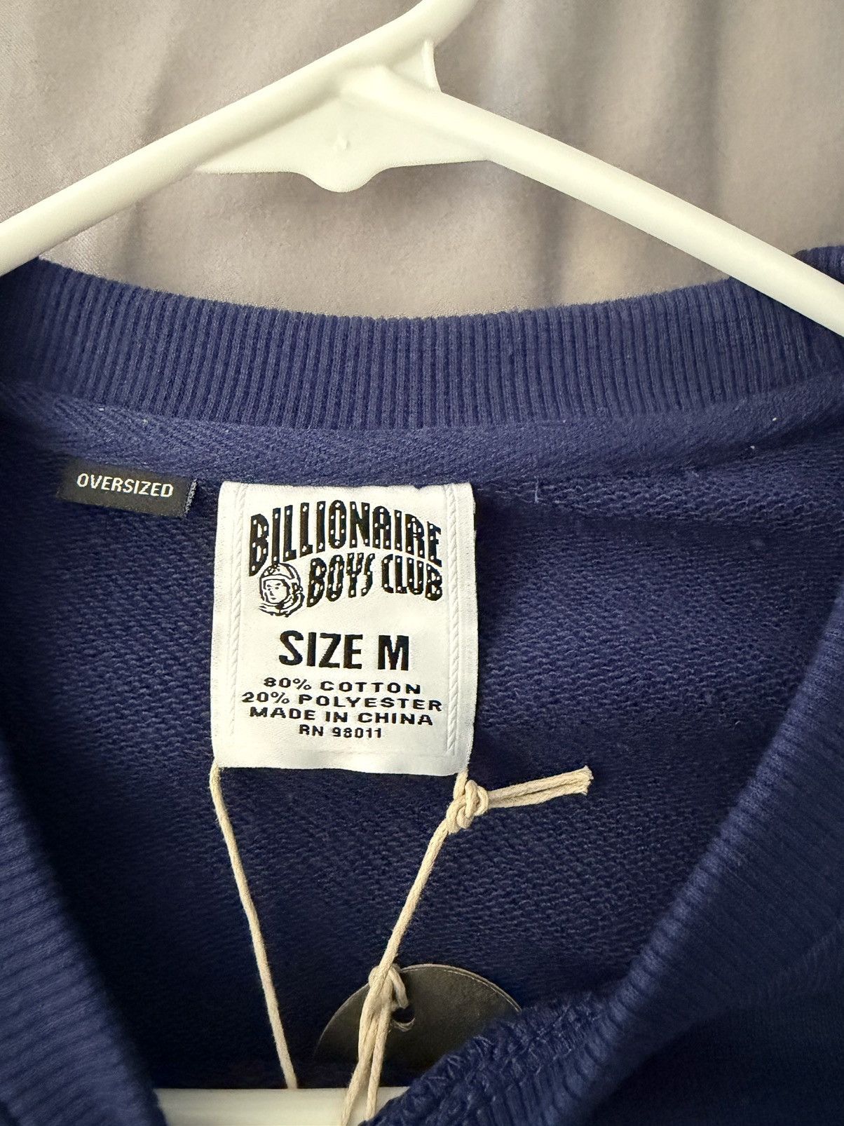 Billionaire Boys Club Billionaire Boys Club Men's Navy Blue Crewneck Sweater Size US M / EU 48-50 / 2 - 3 Thumbnail