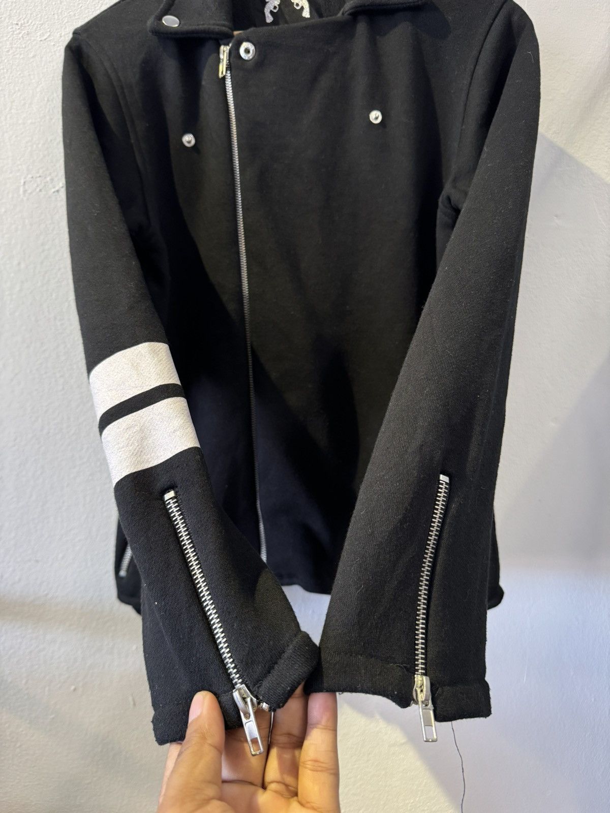 Japanese Brand Military Adoru Kids Skulls Punk Poem Zipped Jacket Size US M / EU 48-50 / 2 - 5 Thumbnail