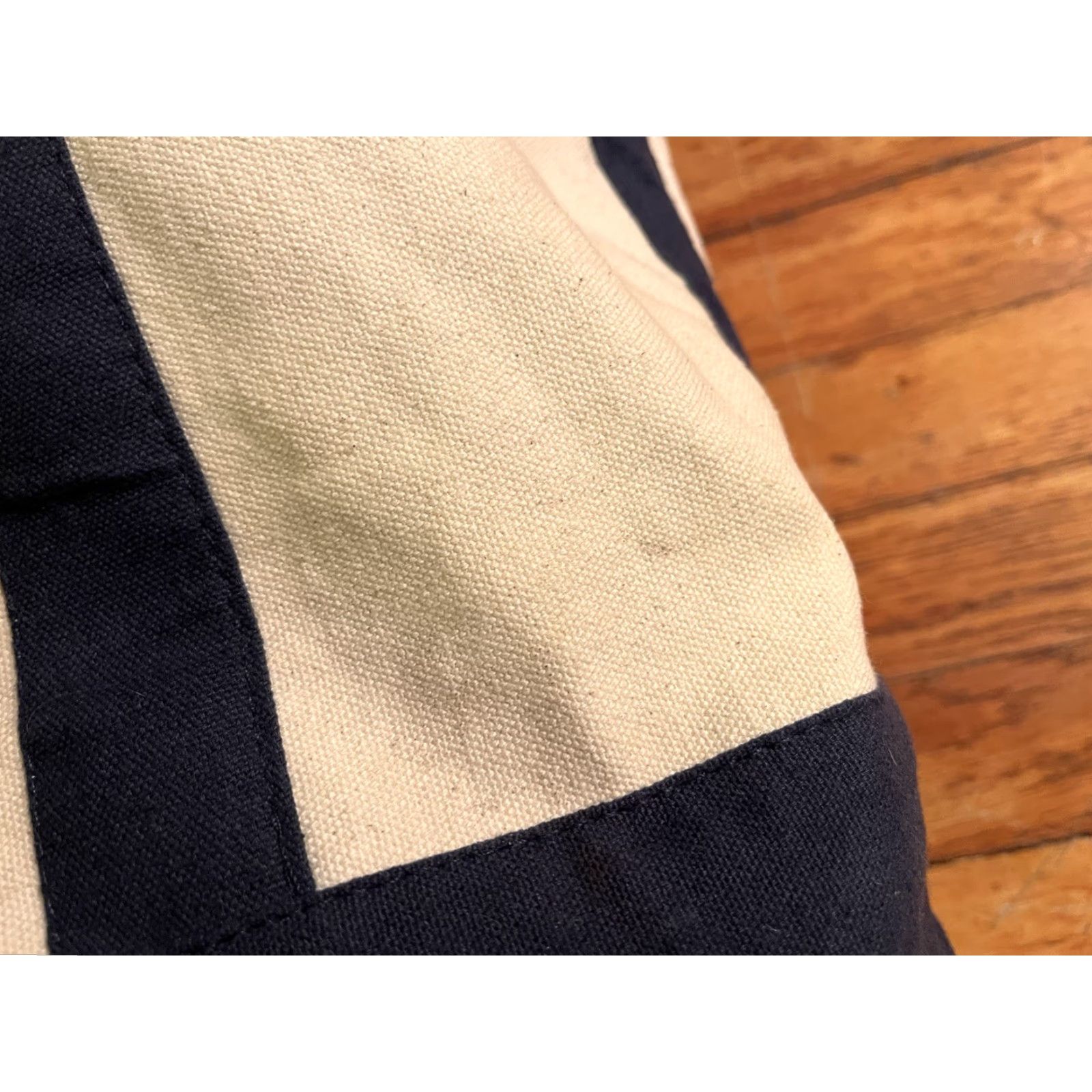 Vintage Scarborough & Tweed Morgan Stanley Canvas Tote Bag Tote Unisex Adults Medium White USA Vintage Size ONE SIZE - 5 Thumbnail
