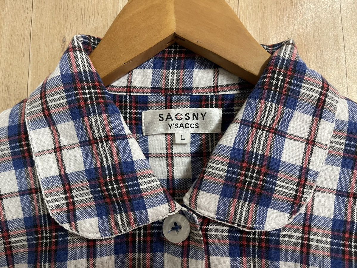 Vintage × Yohji Yamamoto Yohji Yamamoto Button Up Shirt Checkered L Fit M Linen Size US M / EU 48-50 / 2 - 3 Thumbnail