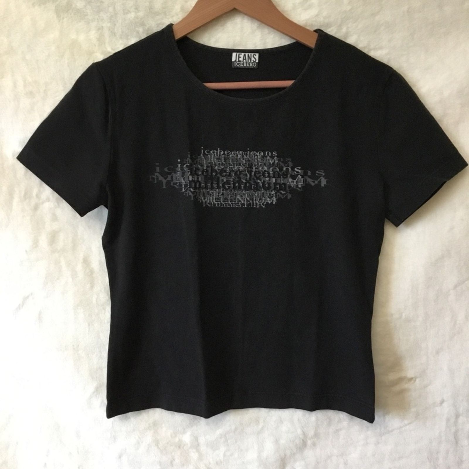 Iceberg Jeans Vintage Black T-Shirt