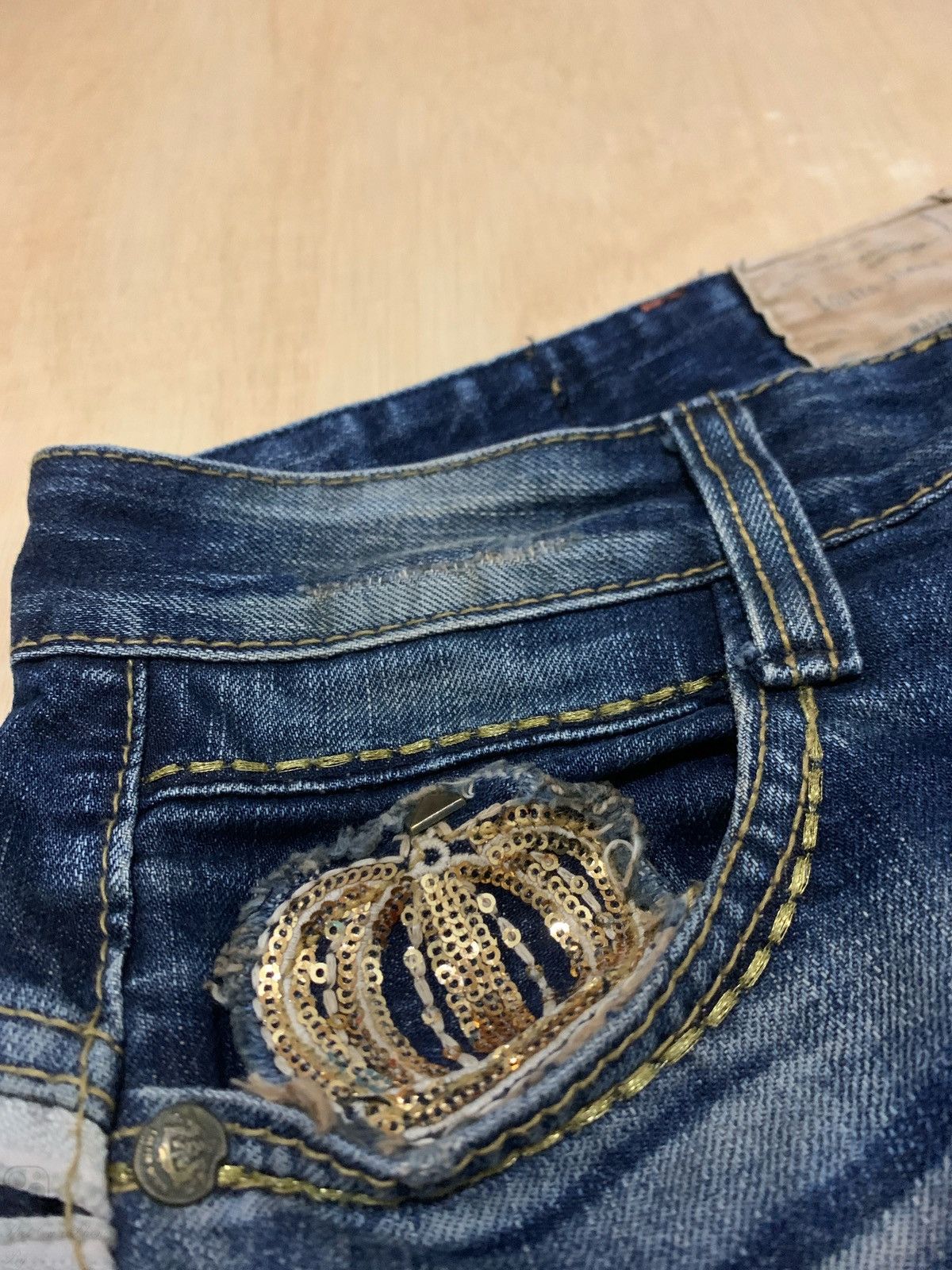 Hysteric Glamour × If Six Was Nine × Japanese Brand Lolita Denim Jeans Ifsixwasnine Style Size US 32 / EU 48 - 6 Thumbnail