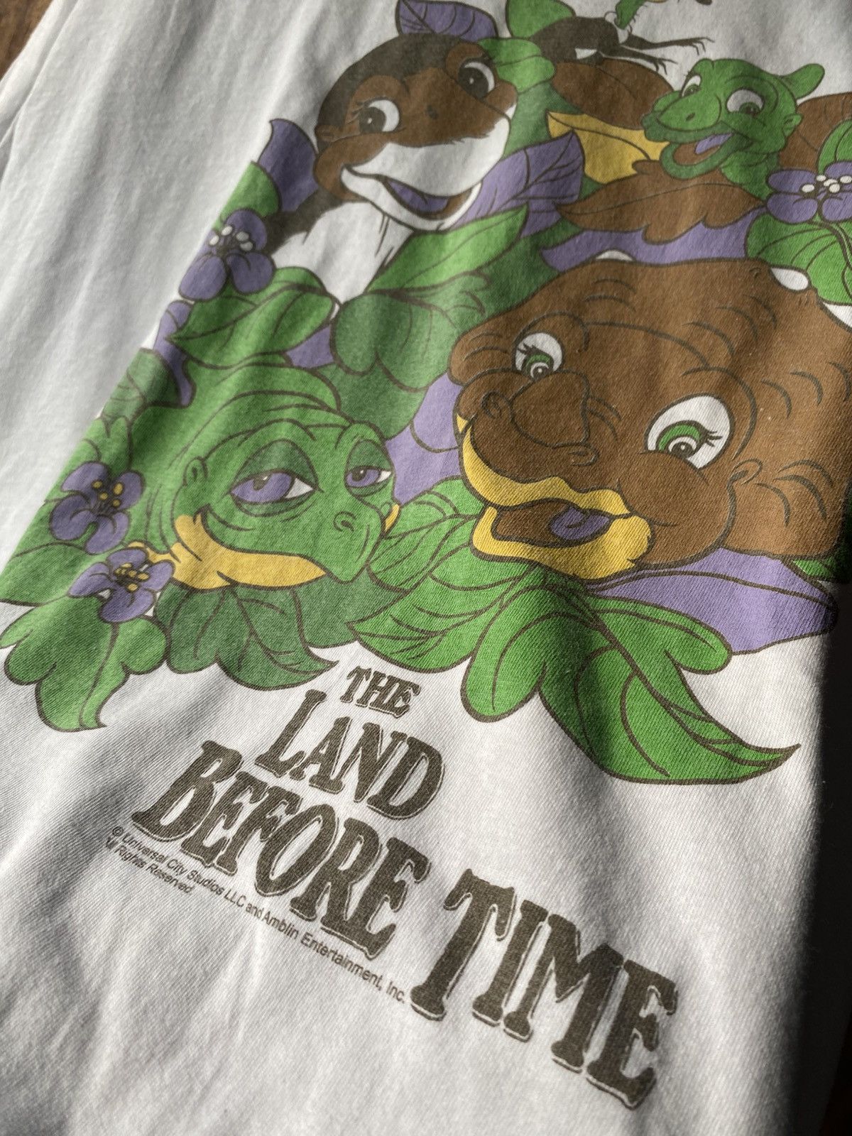 Vintage LAND BEFORE TIME MOVIE TEE Size US XL / EU 56 / 4 - 5 Thumbnail
