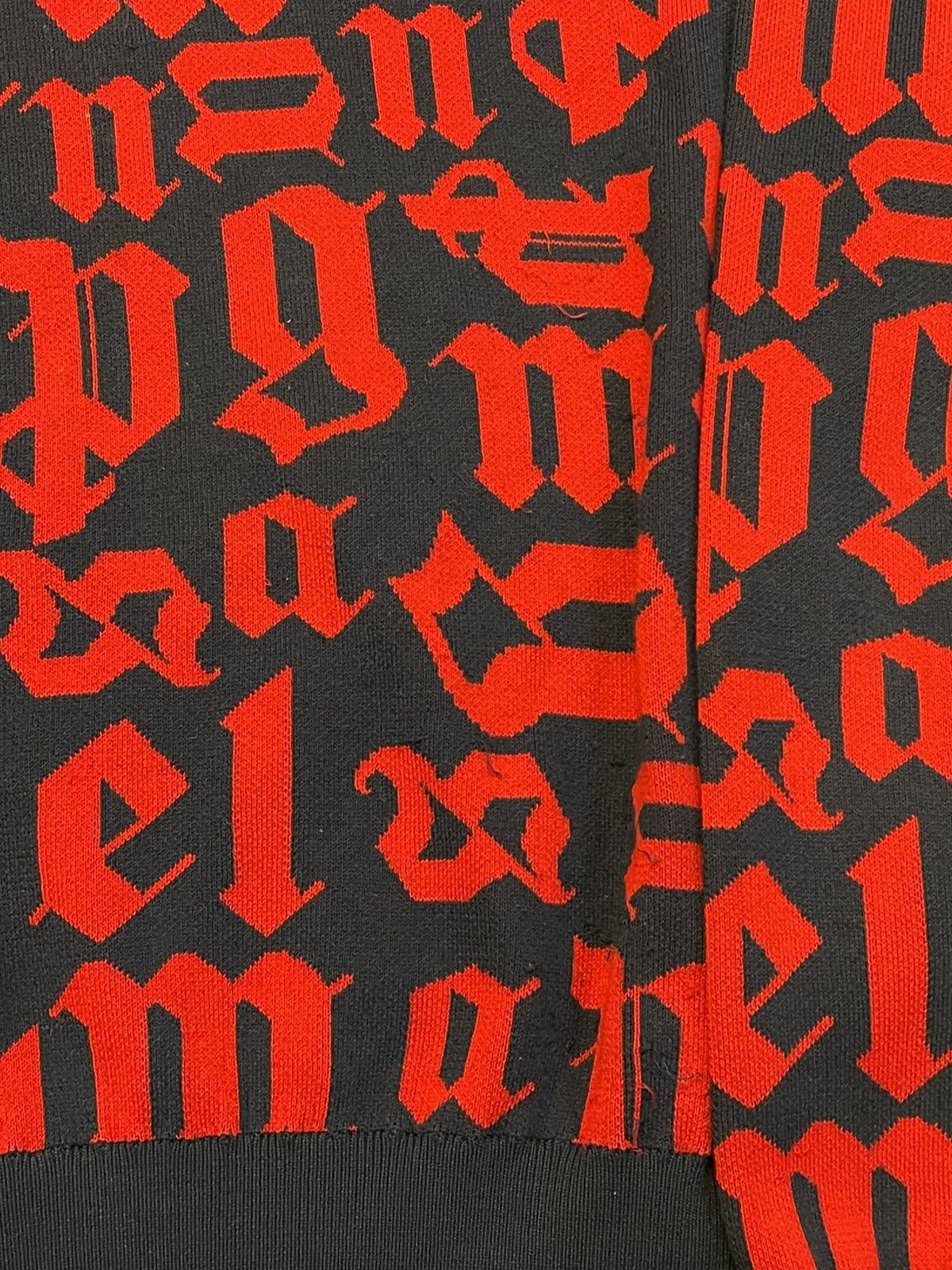 Palm Angels Size XXL - Palm Angels Monogram Crewneck Red/Blue Size US XXL / EU 58 / 5 - 4 Thumbnail