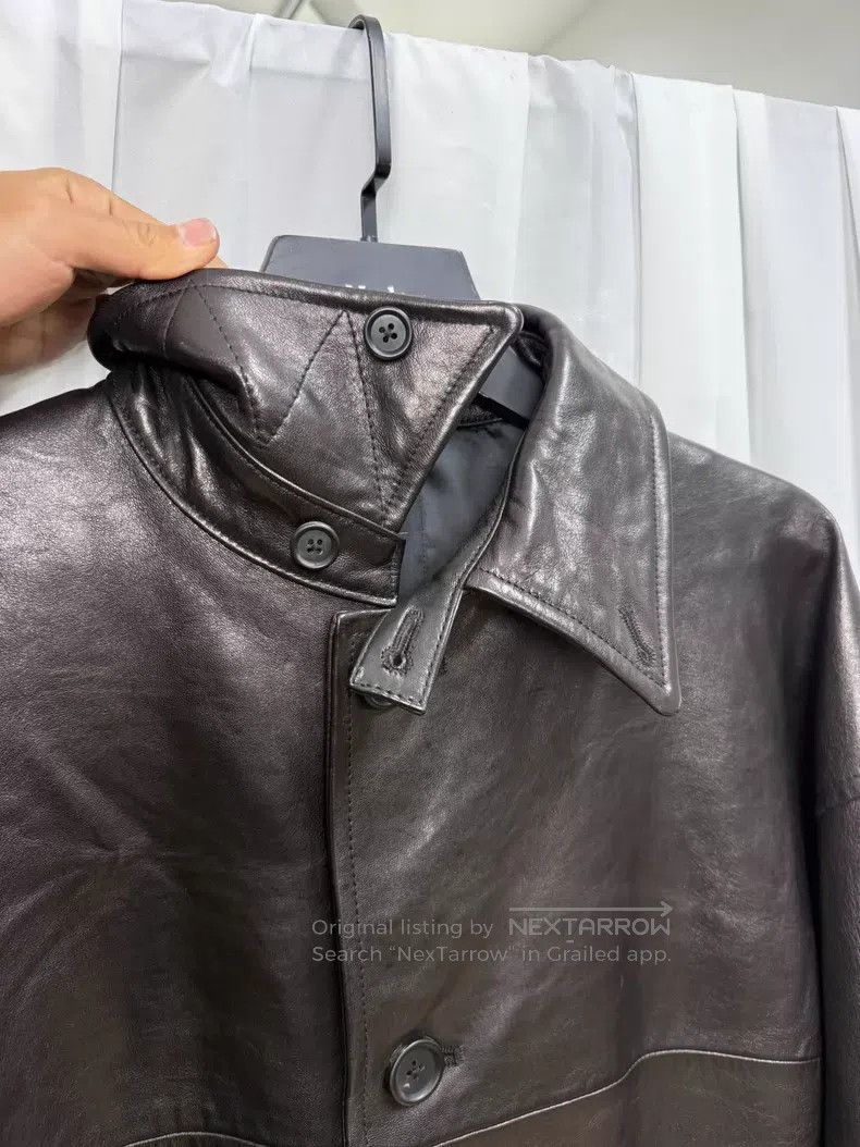 Yohji Yamamoto Yohji Yamamoto Loose fit sheepskin leather jacket| Size US L / EU 52-54 / 3 - 5 Thumbnail