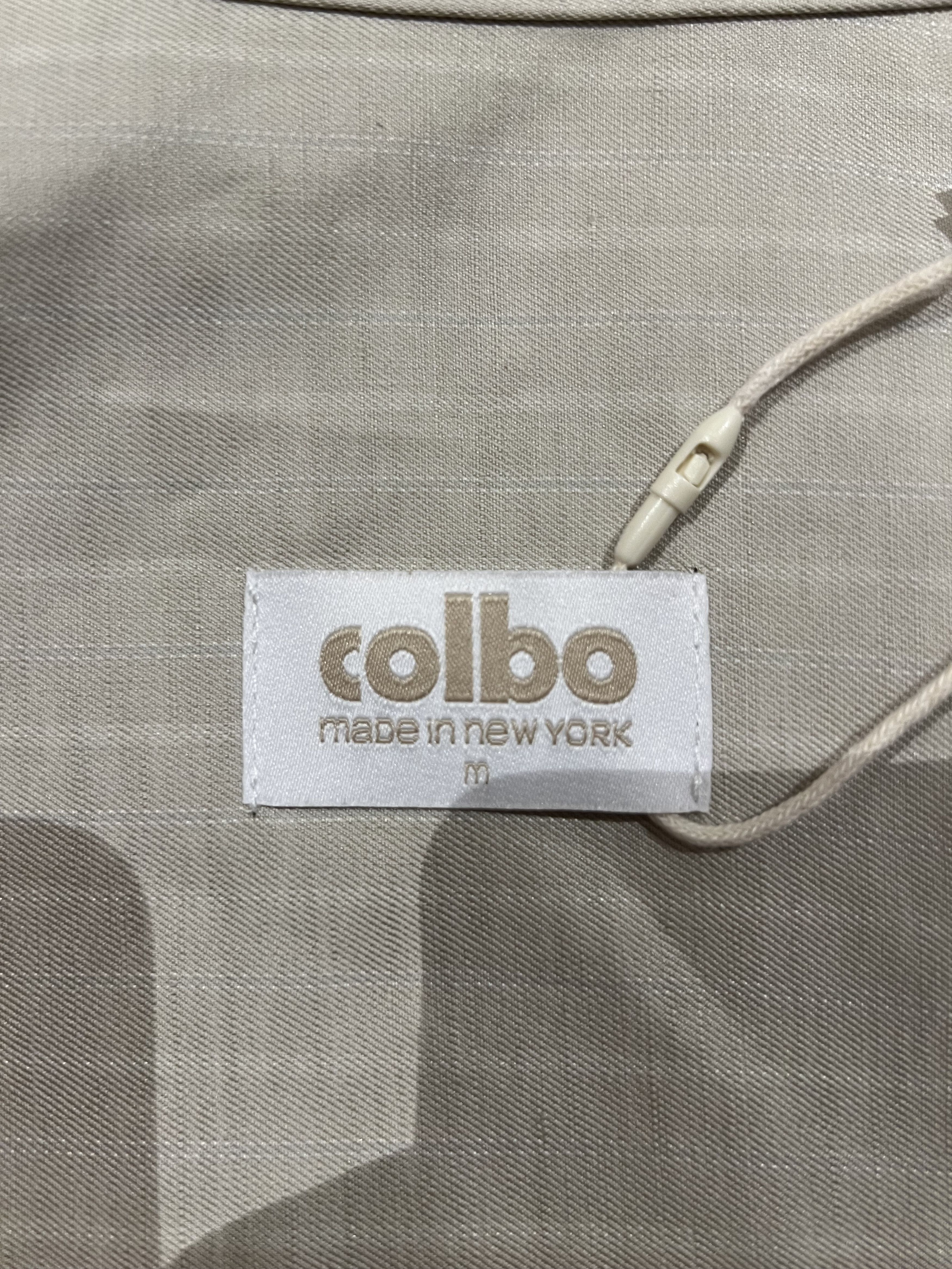 Colbo 💚 1/24 Colbo NYC Banaras Shirt Warm Gray Stripe Medium NEW Size US M / EU 48-50 / 2 - 16 Thumbnail