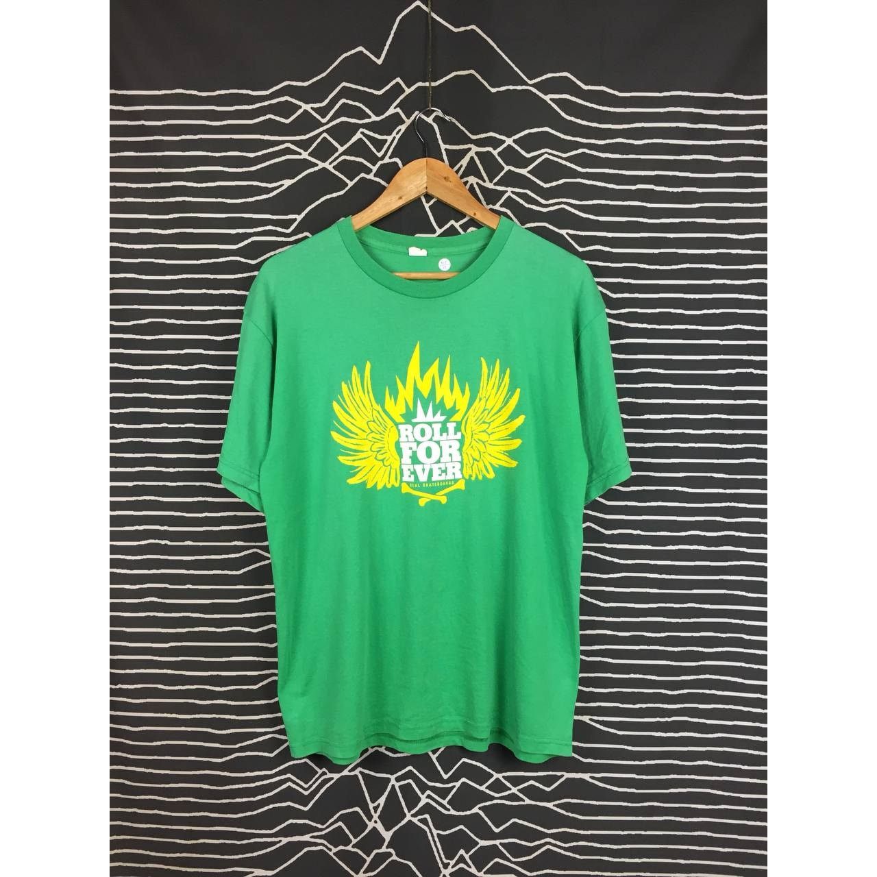 Vintage Vtg Real Skateboards Exclusive Edition Roll For Ever Tee Size US L / EU 52-54 / 3 - 2 Thumbnail