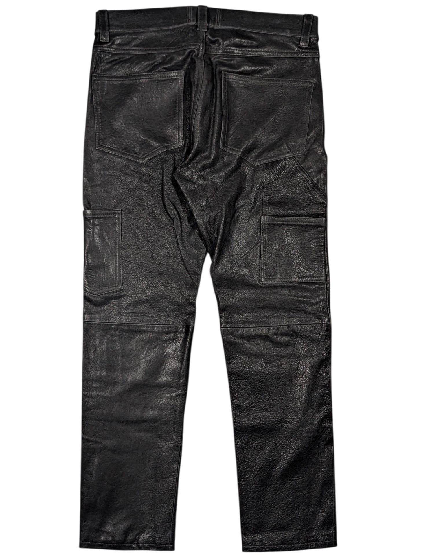 Enfants Riches Deprimes Leather Double Knee Carpenter Pants Size US 30 / EU 46 - 2 Thumbnail