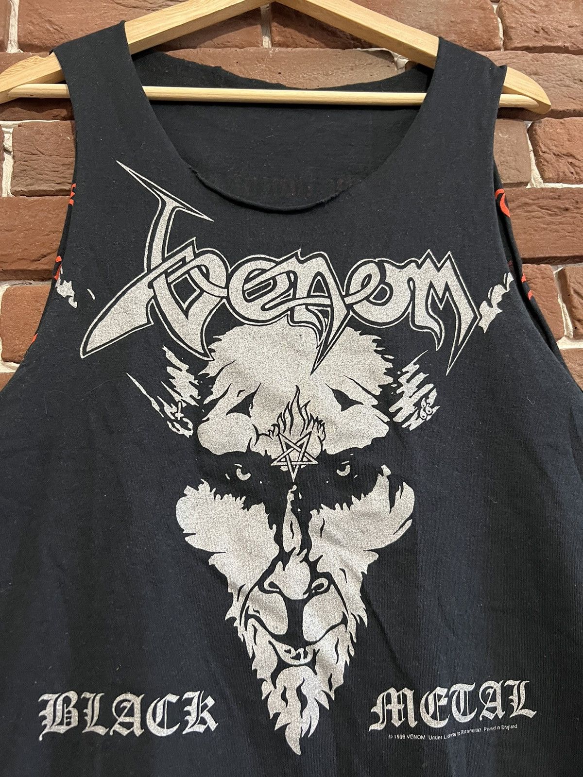 Band Tees Vintage 1996 Venom Black Metal Tee Goat Rare Print Hype Size US M / EU 48-50 / 2 - 6 Thumbnail
