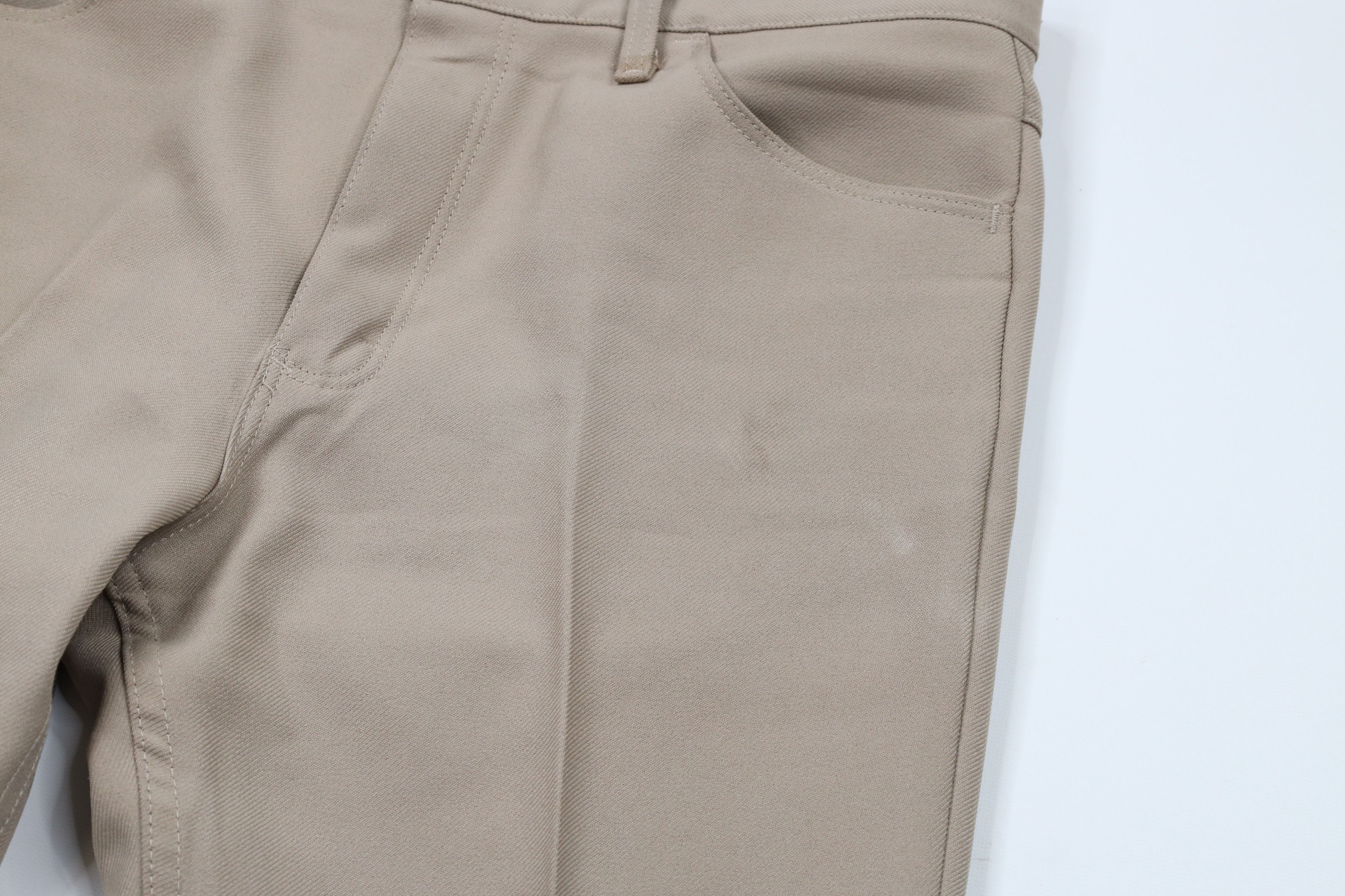 Vintage × Wrangler Vintage 90s Wrangler Knit Flared Bootcut Chino Pants Beige Size US 36 / EU 52 - 5 Thumbnail