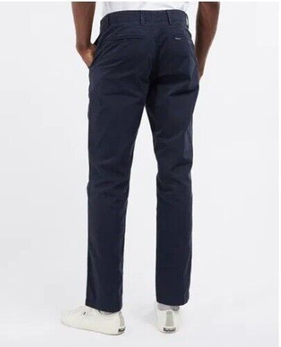 Barbour Barbour Glendale Chino Pants Navy ( 42 x 32 ) Size US 42 / EU 58 - 2 Thumbnail