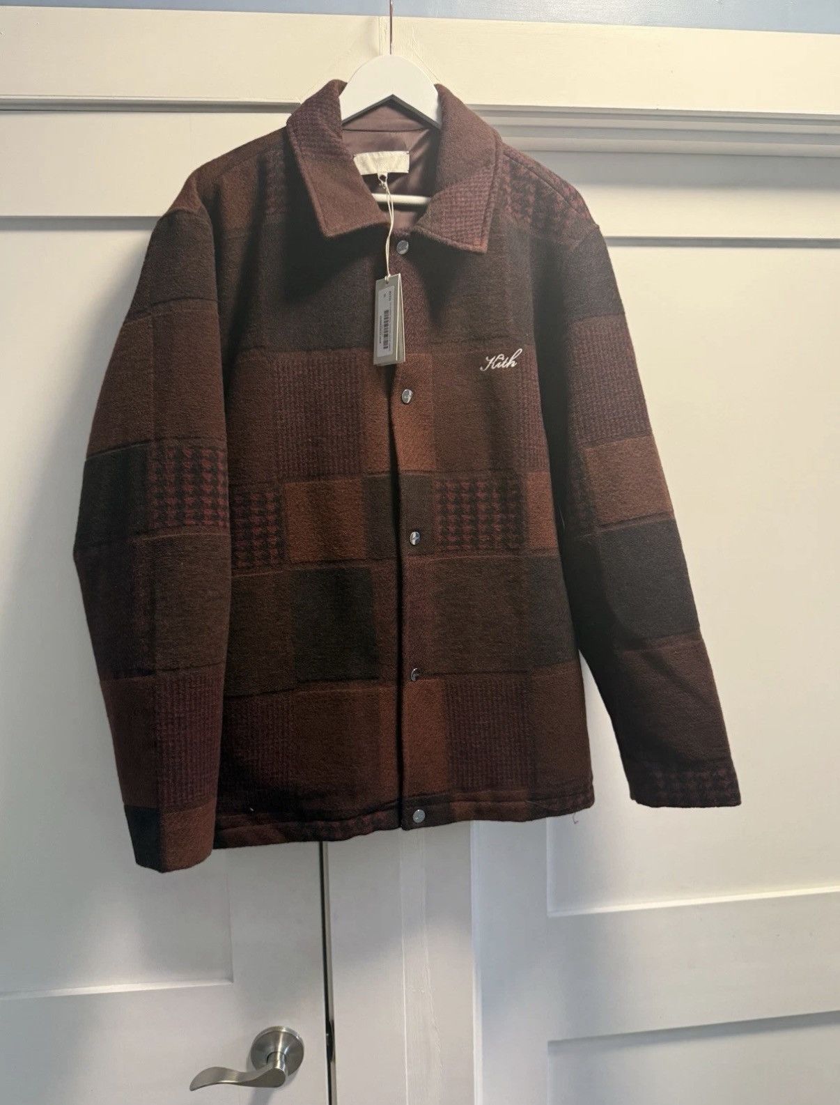 Kith Kith Patchwork Wool Coaches Jacket | FW24 | XL | IN STOCK Size US XL / EU 56 / 4 - 2 Thumbnail