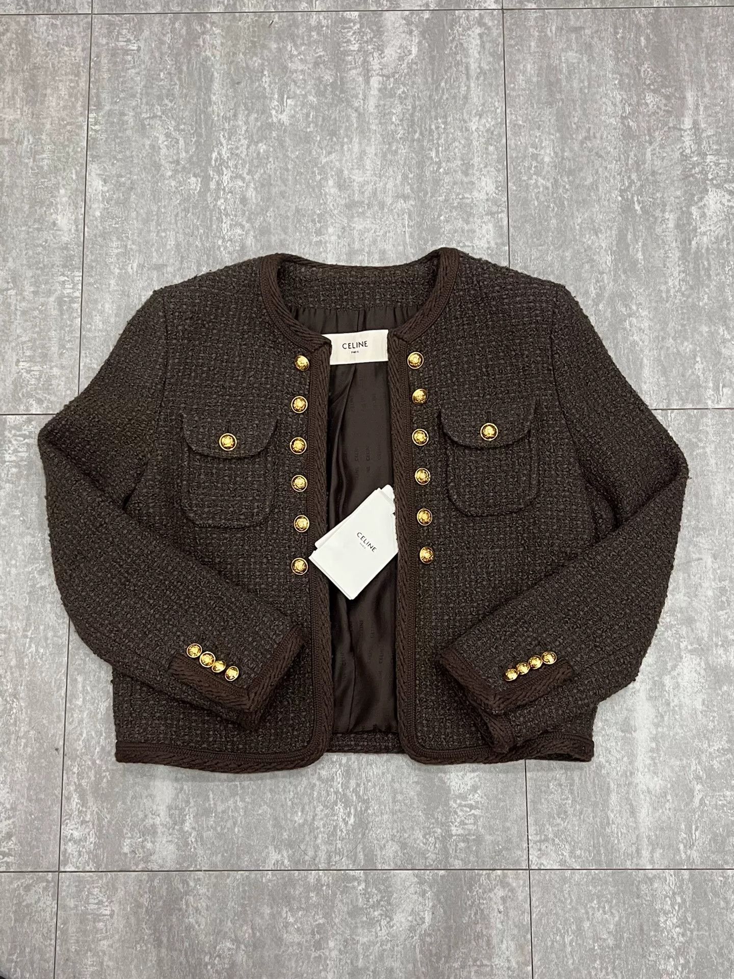 Celine Celine Gold Jacket S Women Size S / US 4 / IT 40 - 1 Thumbnail