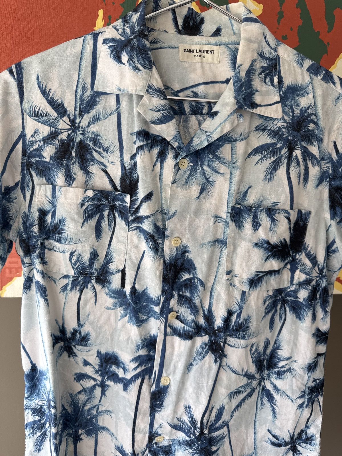 Saint Laurent Paris Saint Laurent Paris Hawaiian shirt size 38 Size US S / EU 44-46 / 1 - 2 Thumbnail