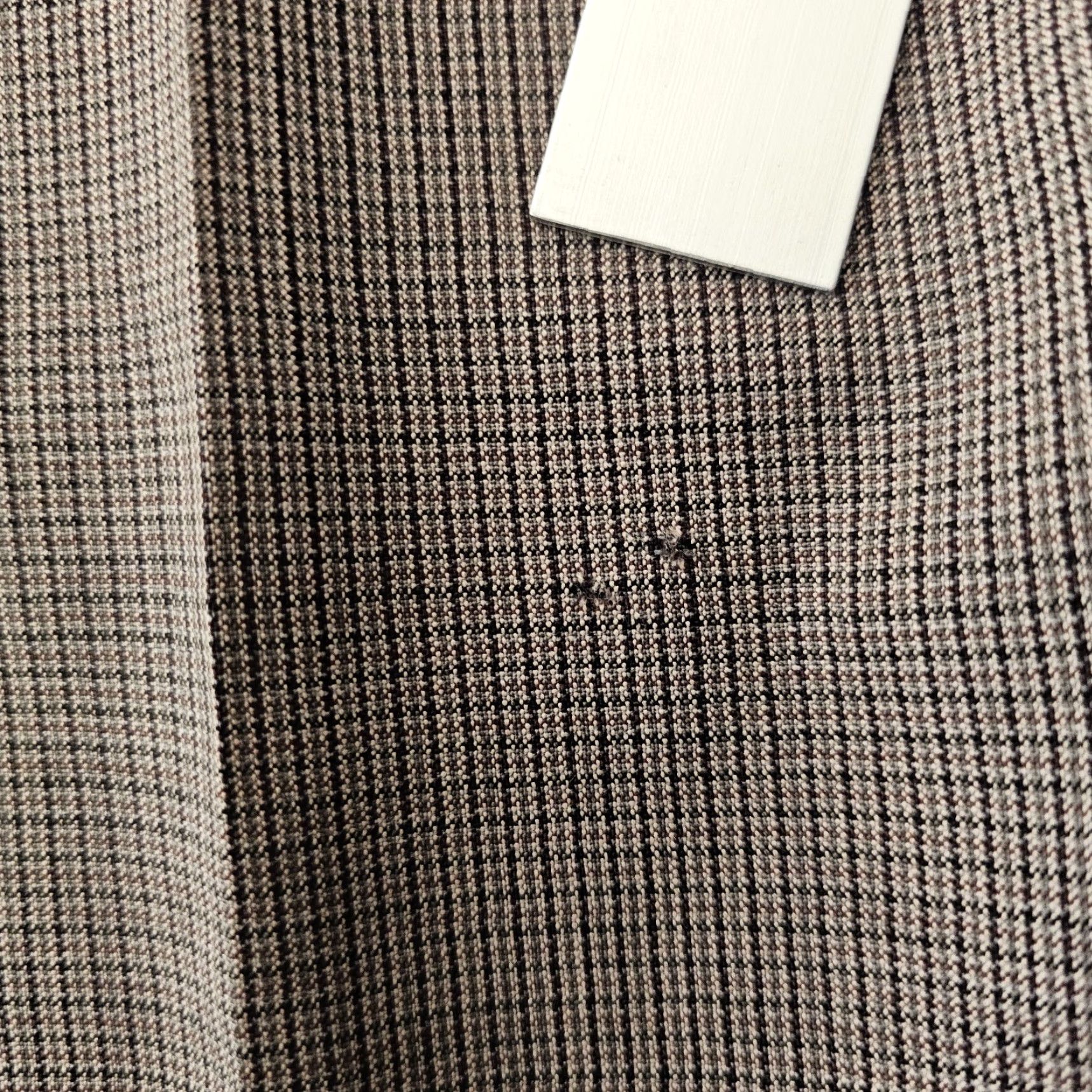 Banana Republic VINTAGE Banana Republic Men's Dress Pants Wool Slim Fit Geometric Gingham 33/30 Black Brown Autumn Winter Size US 33 - 6 Thumbnail