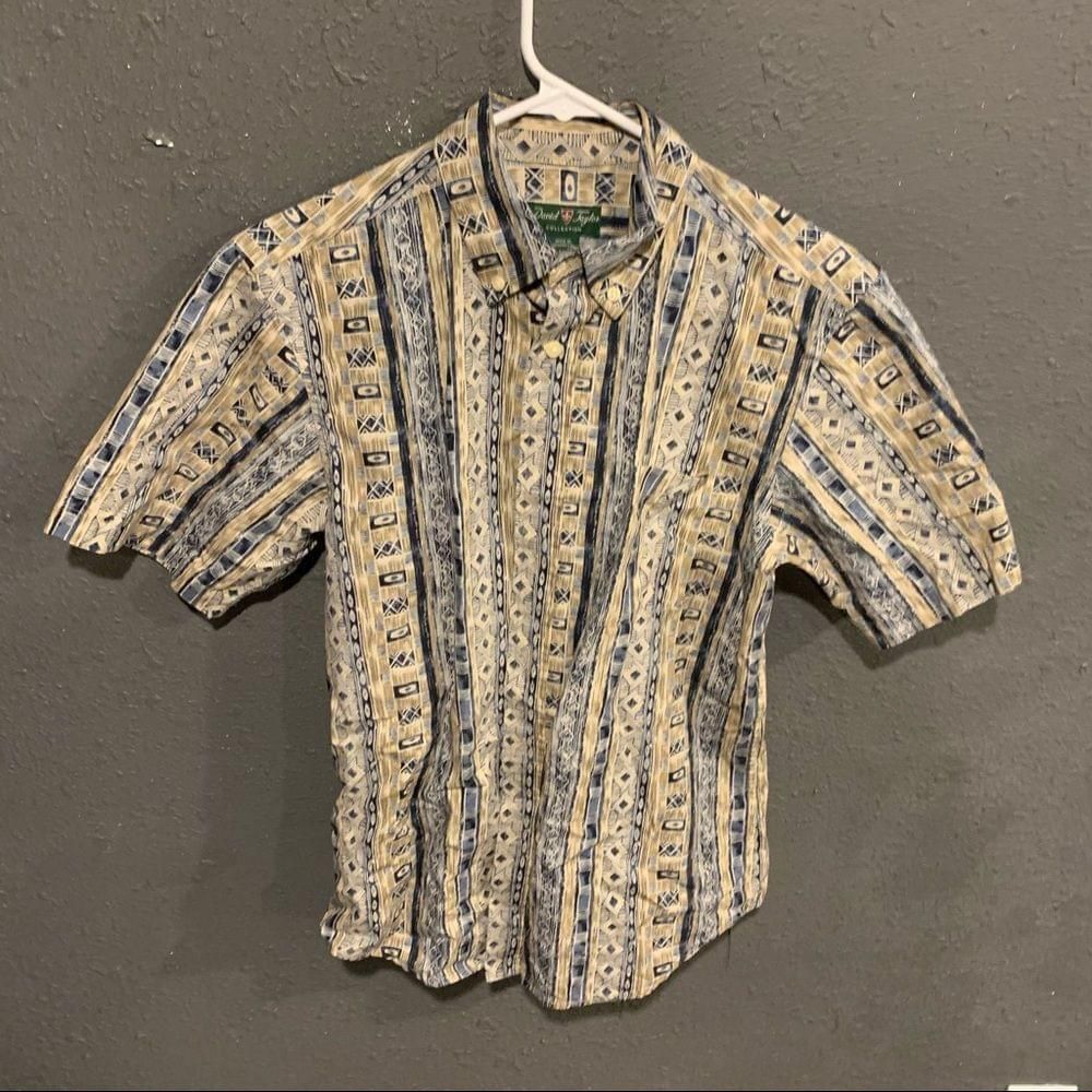 David Taylor Men’s David Taylor Button Down Shirt Size US S / EU 44-46 / 1 - 1 Thumbnail