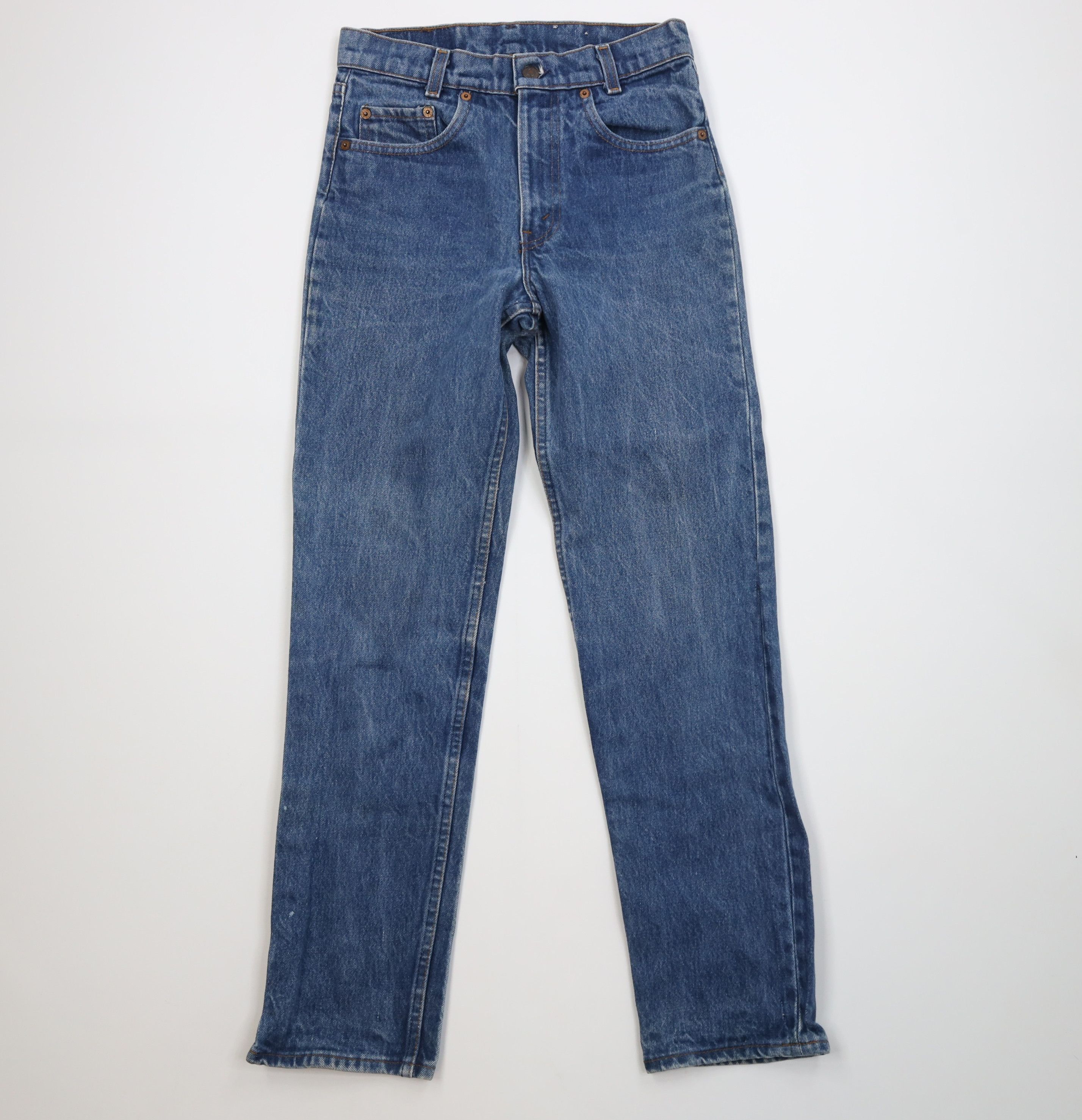Vintage 80s Levis 706 Fit Faded Denim Jeans Blue Cotton USA