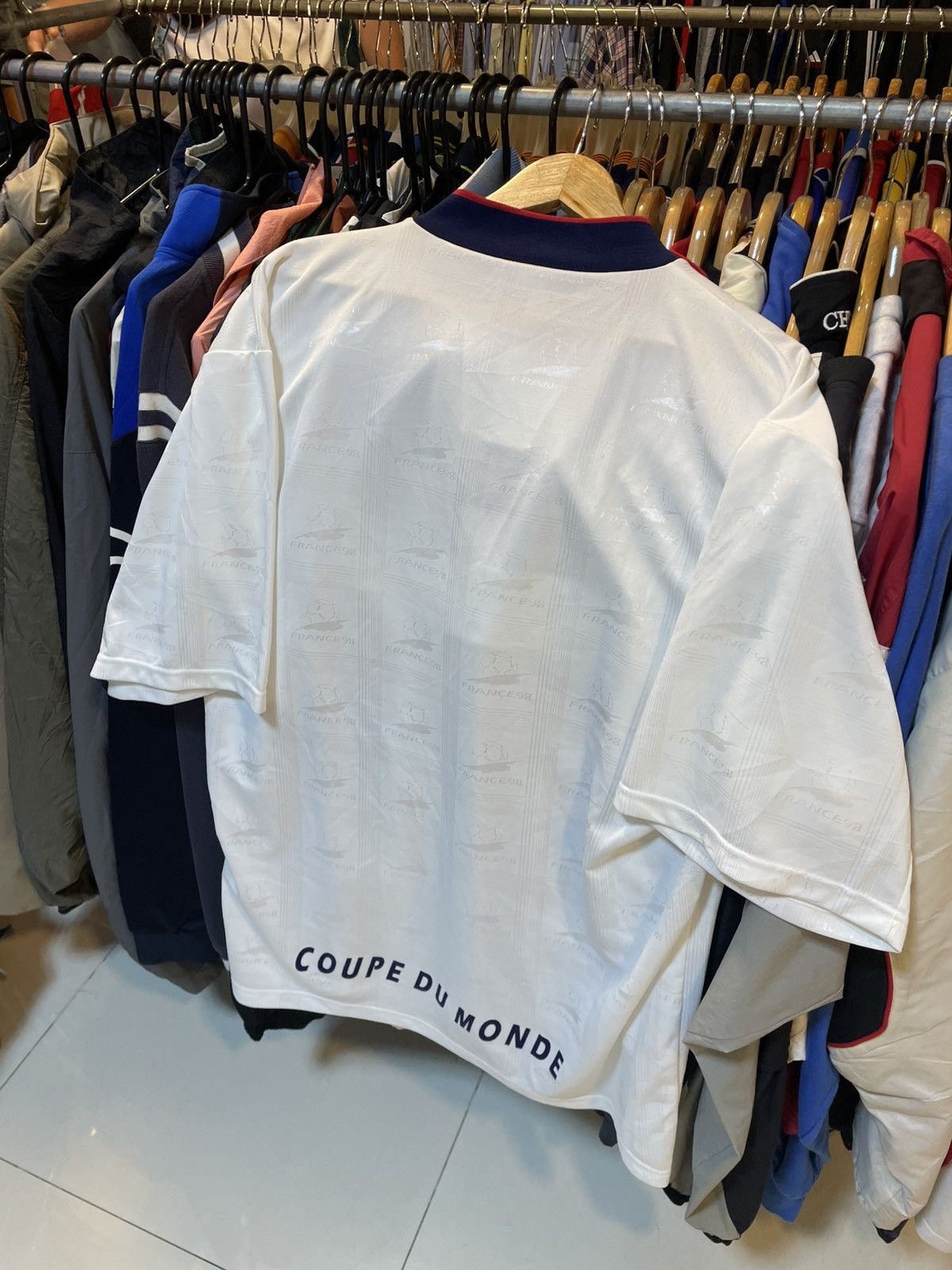 Other Vintage France 98 Jersey Size US XL / EU 56 / 4 - 3 Thumbnail