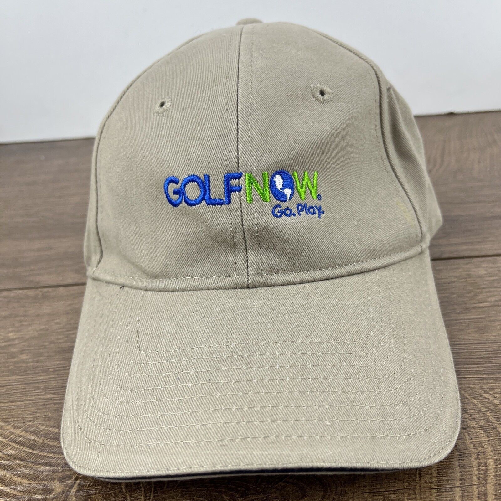 Other Golf Now Go Play Hat Golf Now Hat Tan Brown Hat Adjustable T Size ONE SIZE - 5 Thumbnail