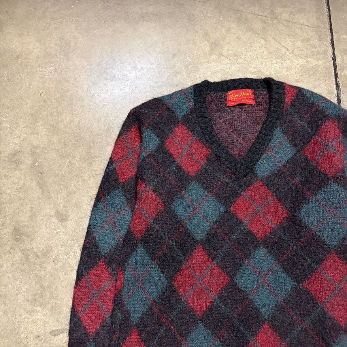 Jantzen Vintage Jantzen Mohair Wool Cardigan Sweater Argyle 50s USA Size US M / EU 48-50 / 2 - 3 Thumbnail