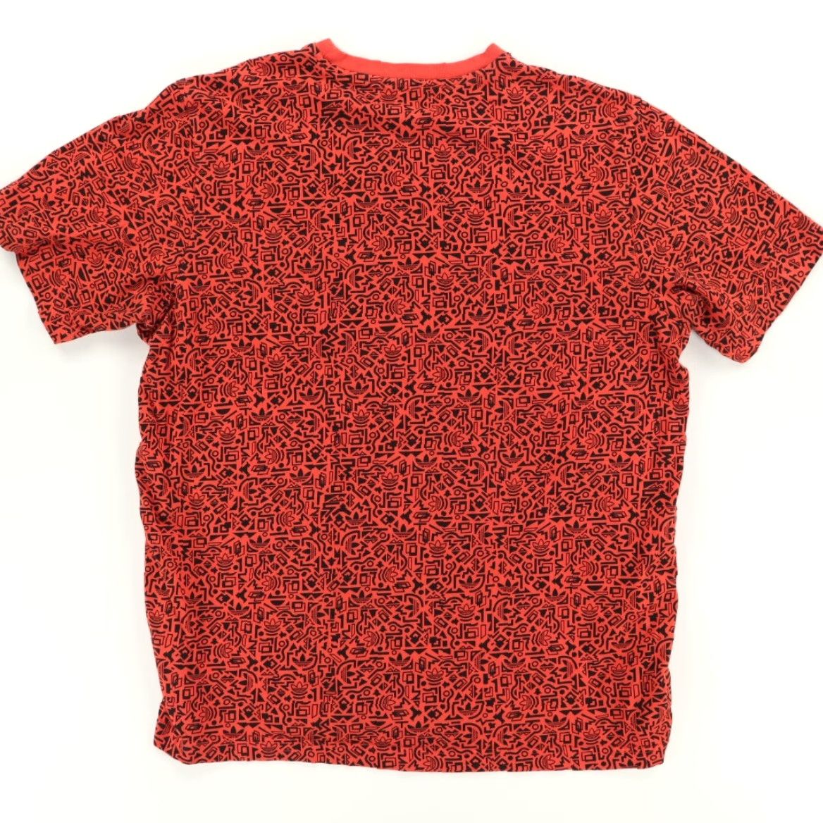 Adidas Adidas Pocket All Over Print T-Shirt Red Men XL Shirt Size US XL / EU 56 / 4 - 4 Thumbnail