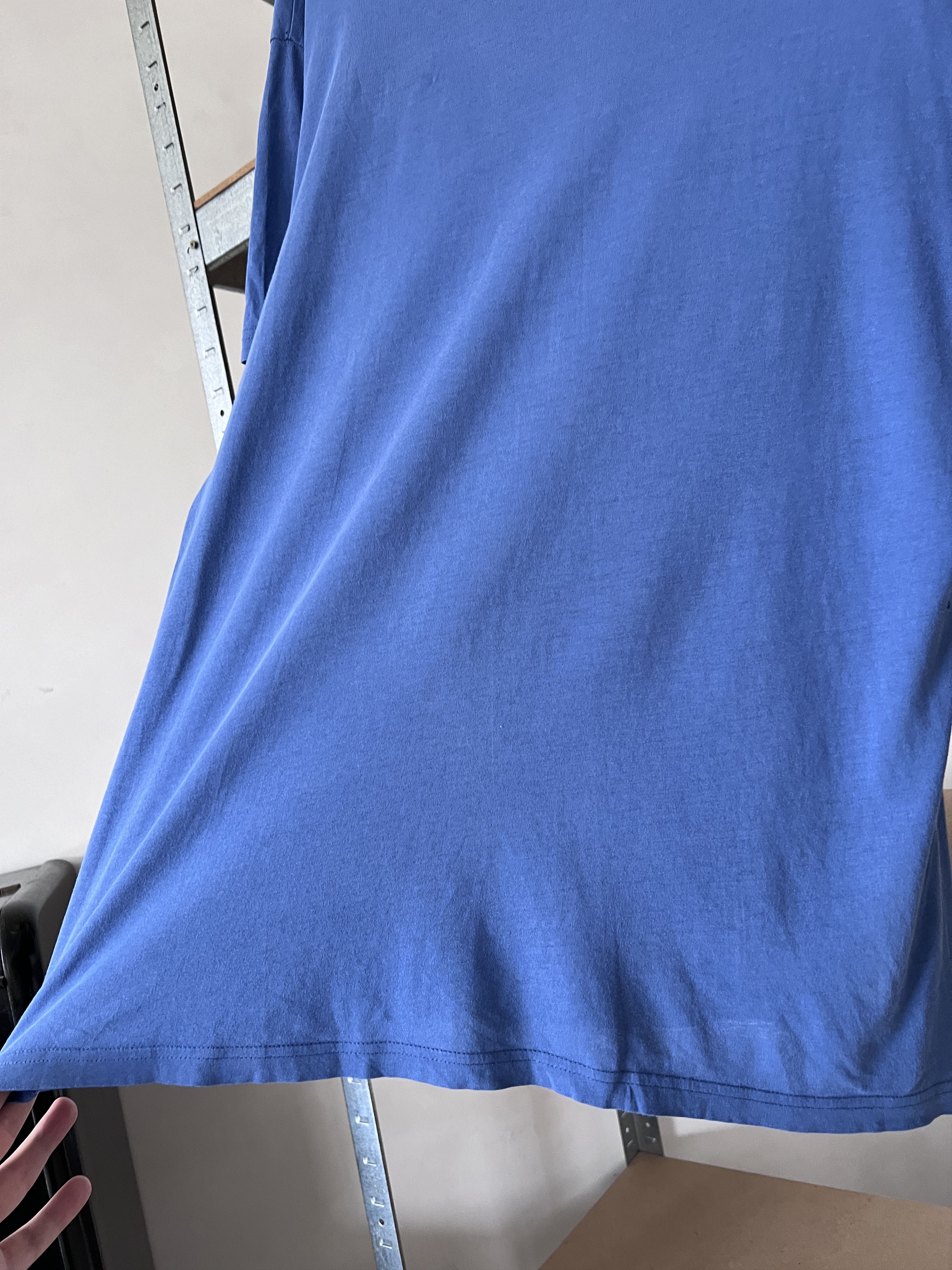Vintage Vivienne Westwood Vintage Small Logo Blue Distressed Tee Size US XL / EU 56 / 4 - 23 Thumbnail