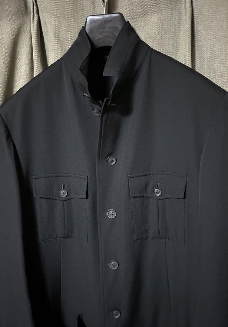 Yohji Yamamoto yohji yamamoto pour homme19aw stand collar zipper coat Size US L / EU 52-54 / 3 - 3 Thumbnail