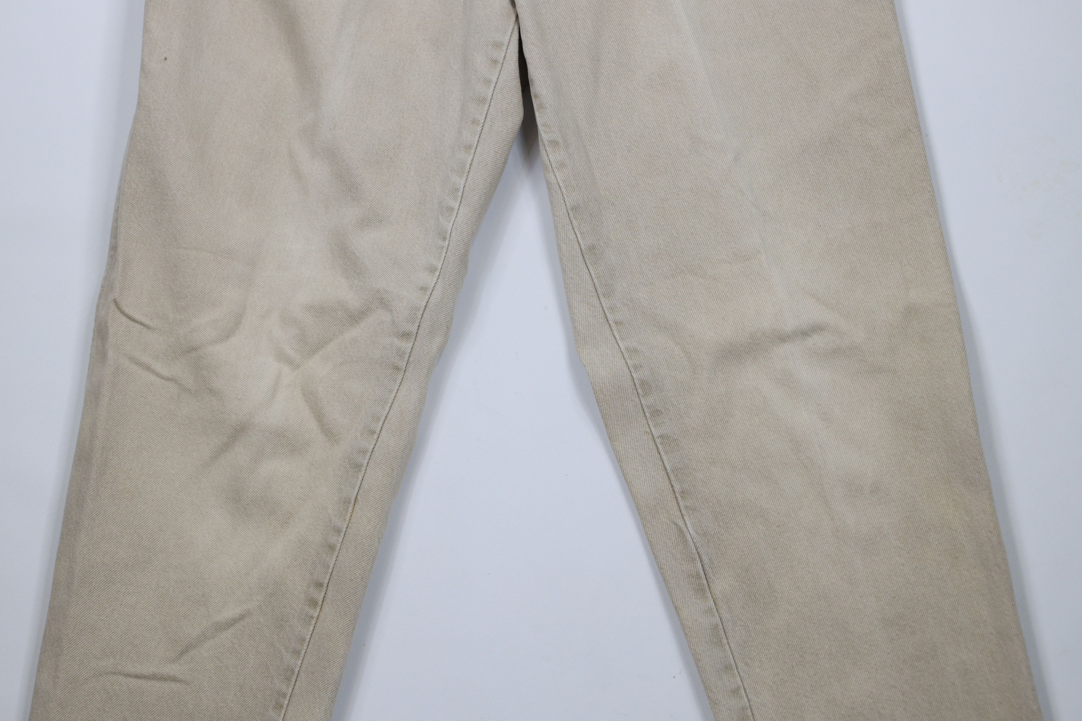 Lands' End × Vintage Vintage 90s Lands End Stonewash Rigger Denim Jeans USA Size US 36 / EU 52 - 3 Thumbnail
