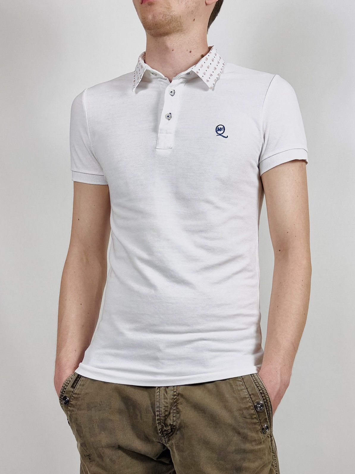 Alexander McQueen Alexander McQueen Skull Logo Polo Shirt Size US M / EU 48-50 / 2 - 1 Thumbnail