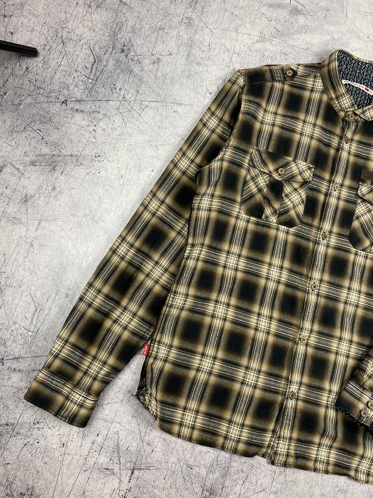 Levi's Levis Checkered Designer Button Up Shirt Size US XL / EU 56 / 4 - 6 Thumbnail