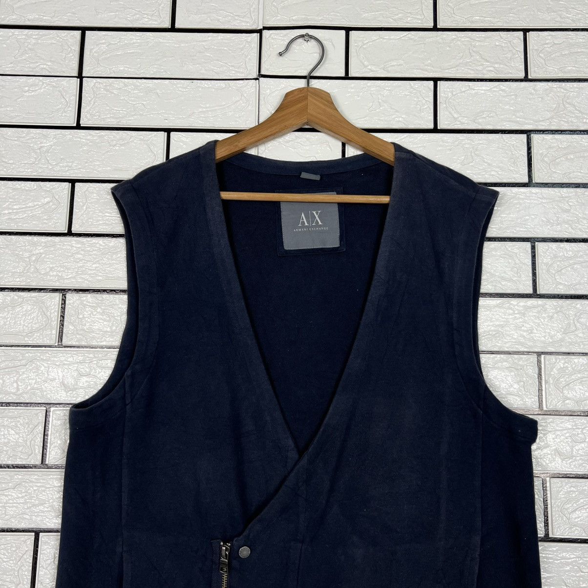 Armani Exchange ARMANI EXCHANGE Asymmetrical Vest #4089-C186 Size US L / EU 52-54 / 3 - 2 Thumbnail
