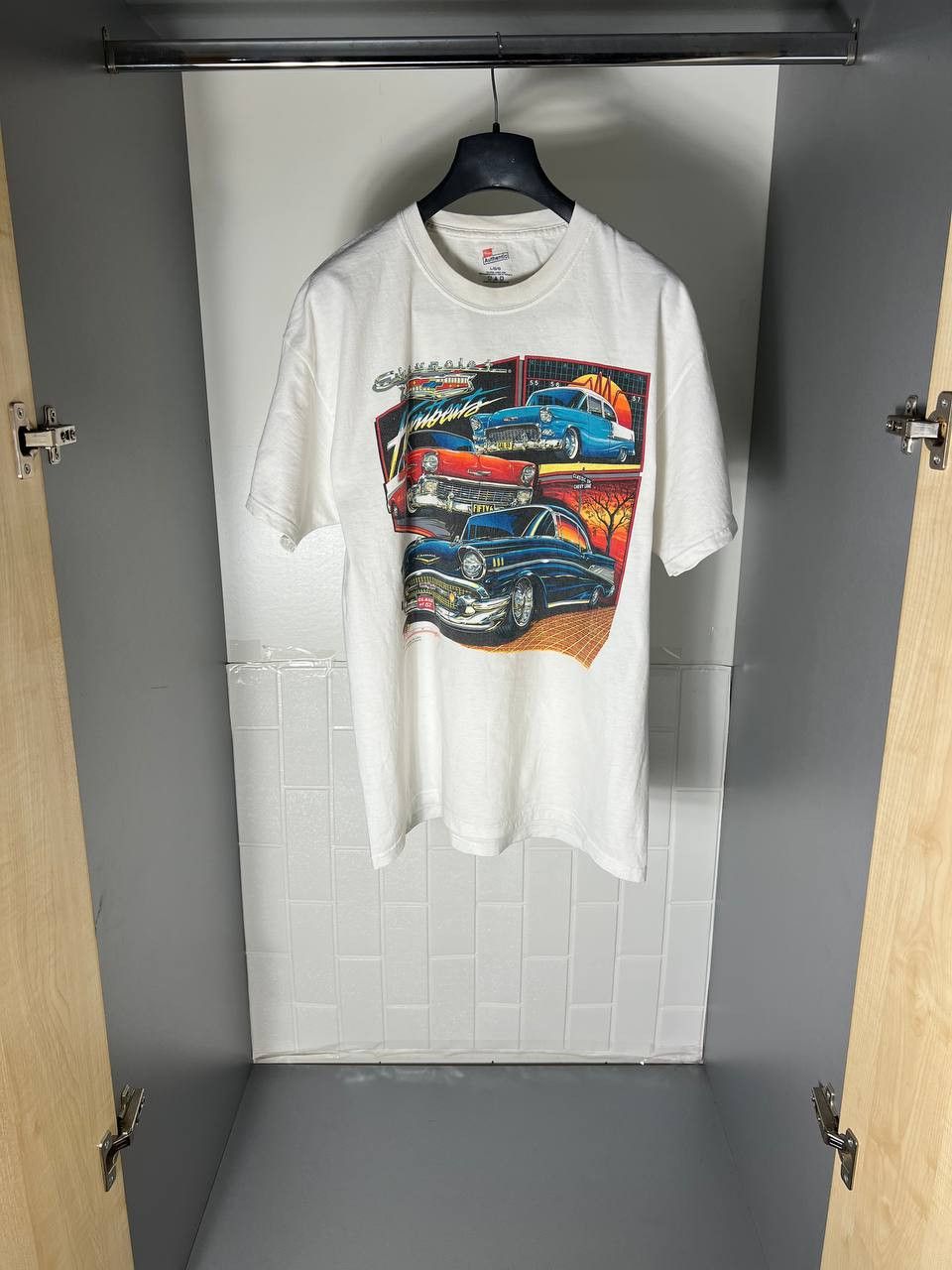 NASCAR VINTAGE HANES CHEVROLET CAR RETRO T-SHIRT RACING Y2K 90s USA Size US L / EU 52-54 / 3 - 1 Thumbnail