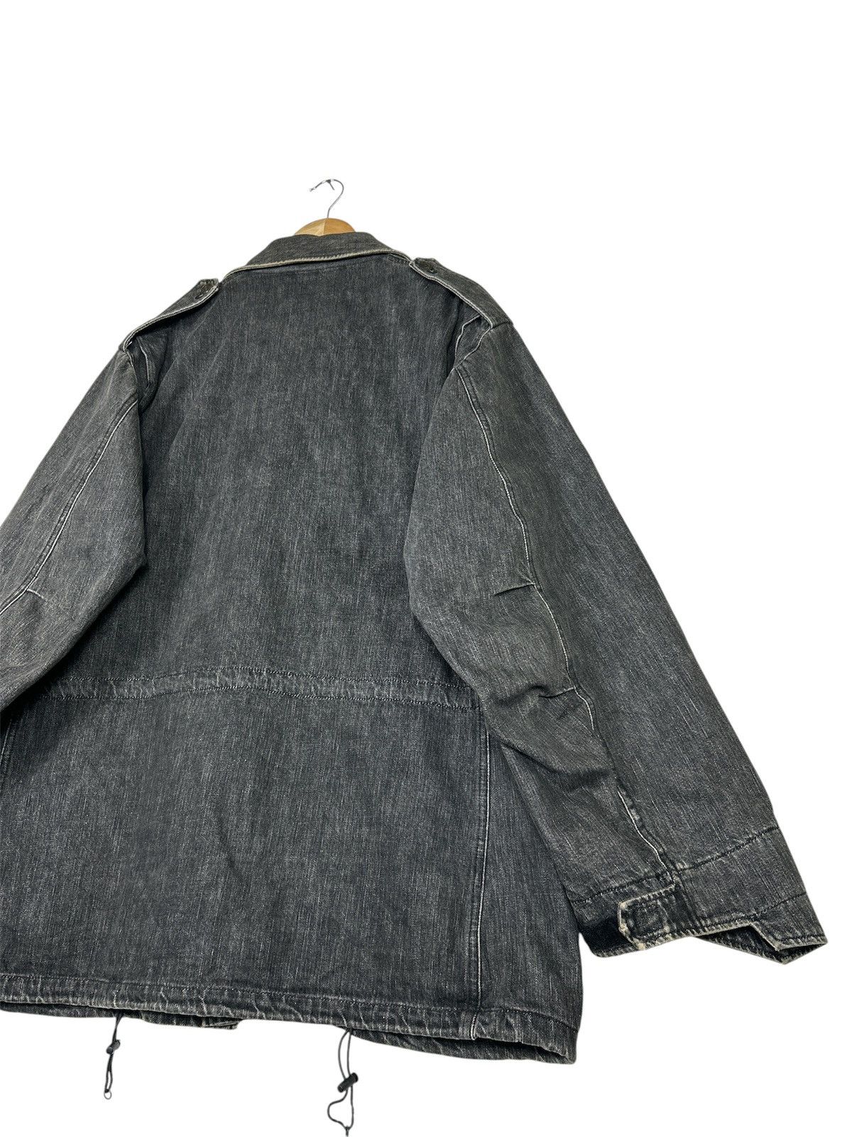 Swagger Vntage SWAGGER Denim Jacket Black Washed Japanese Streetwear Size US XL / EU 56 / 4 - 18 Thumbnail