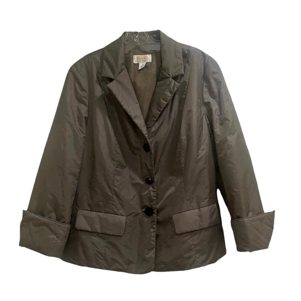 Other Talbots Petites puffer jacket blazer Women's size 10 Size L / US 10 / IT 46 - 1 Thumbnail