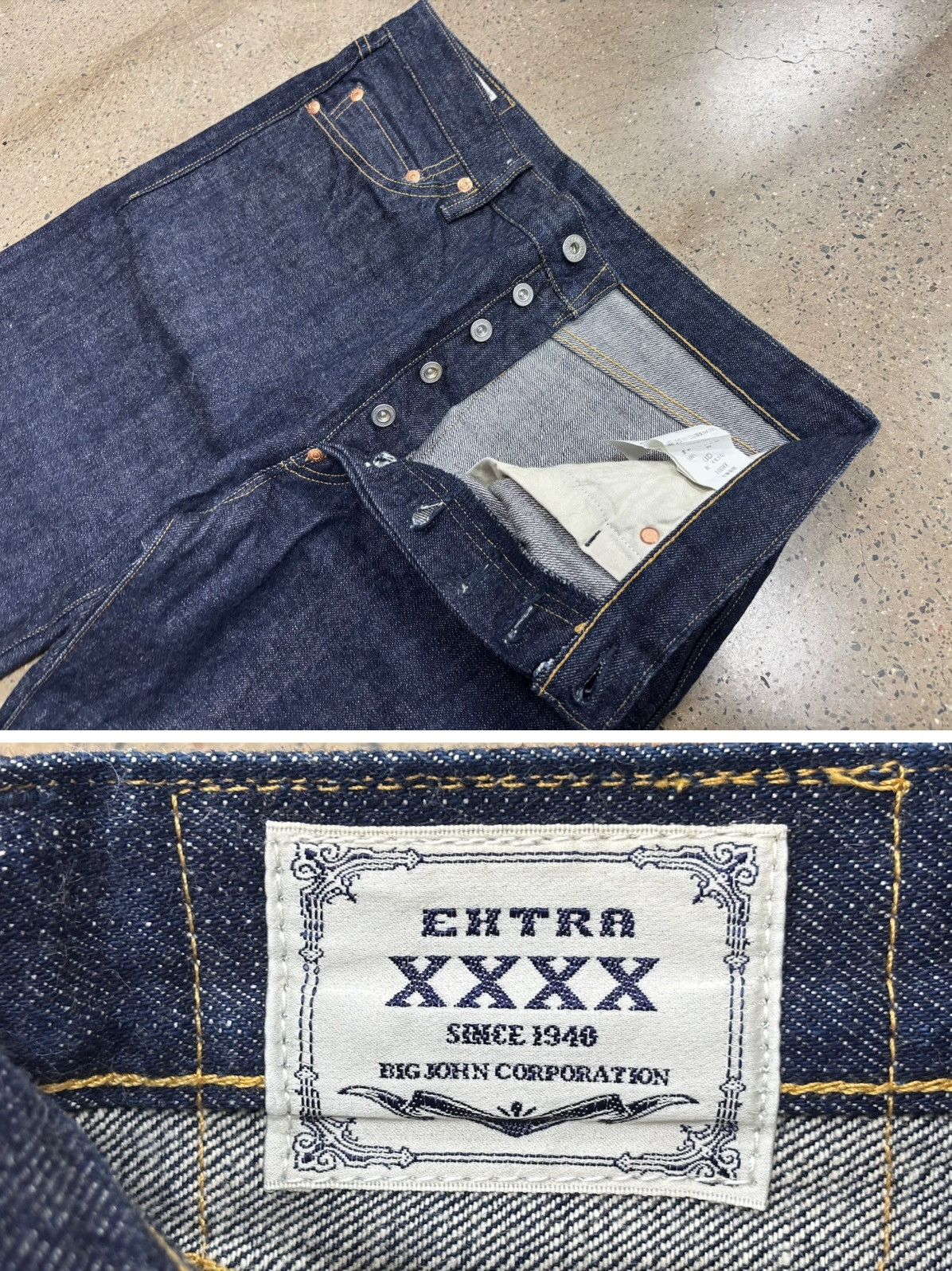 Big John BigJohn xx001 Raw Denim Pant/ Jeans Size US 31 - 2 Thumbnail