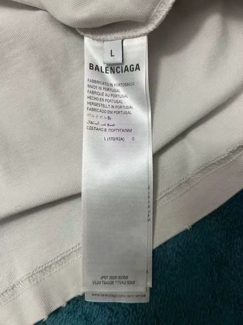 Balenciaga Balenciaga Multielement Logo Short Sleeve White Size US L / EU 52-54 / 3 - 4 Thumbnail