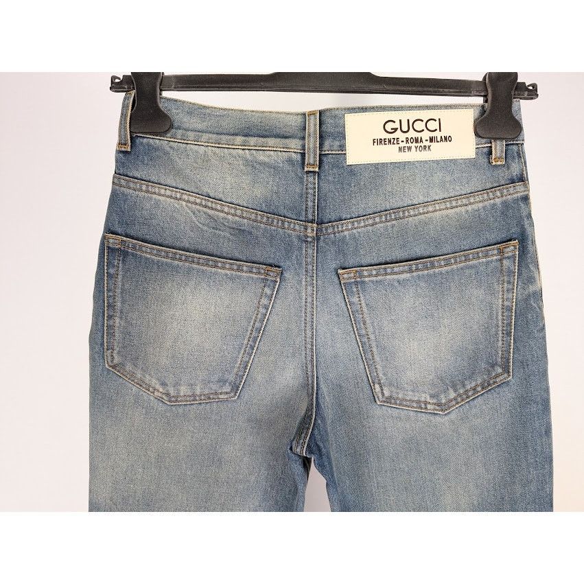 Gucci o1rshd1 Eco Washed Org Denim in Blue Size US 30 / EU 46 - 15 Thumbnail