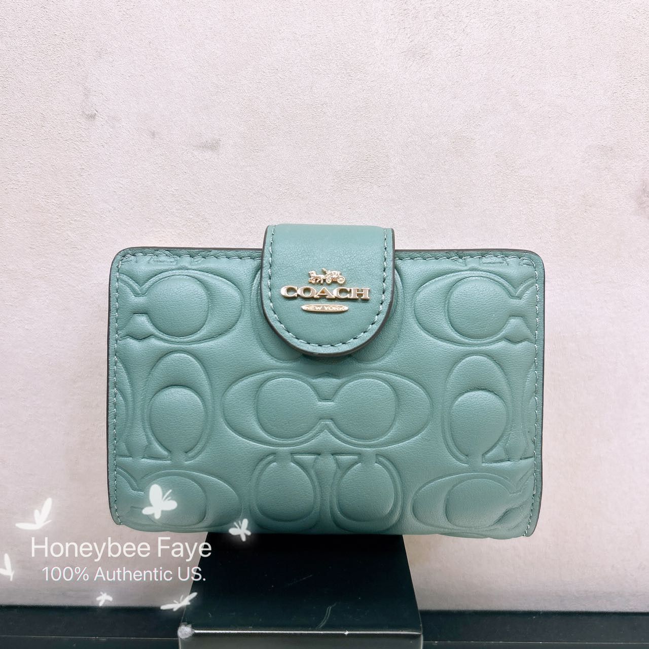 Coach Medium Corner Zip Wallet In Signature Leather CZ341 Size ONE SIZE - 2 Thumbnail