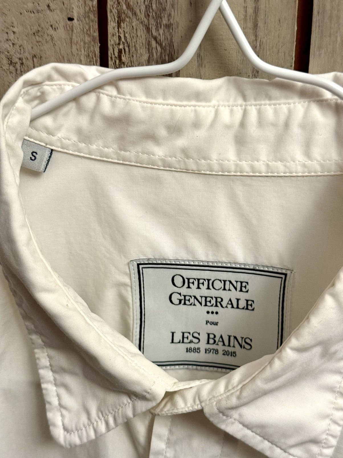 Officine Generale officine générale white shirt S Size US S / EU 44-46 / 1 - 2 Thumbnail