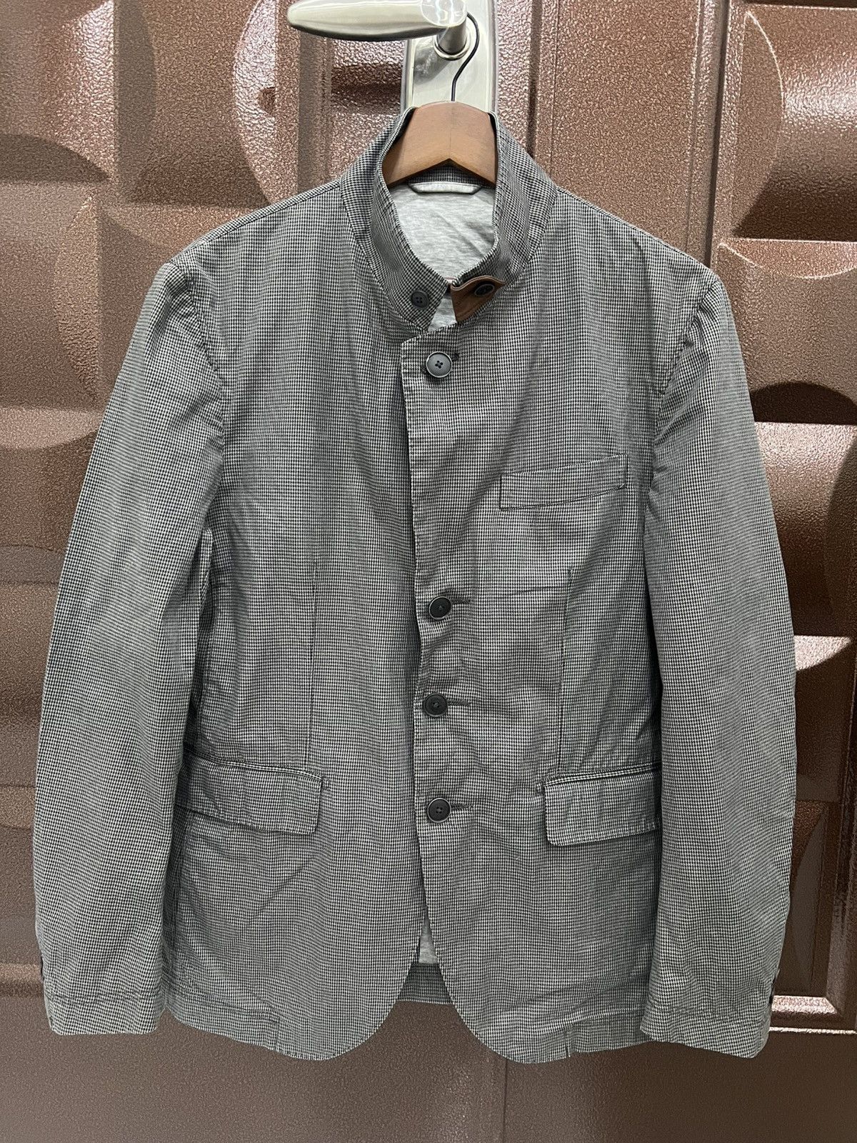 SHIPS SHIPS Casual ButtonUp Checkered Minimalist Blazer Jacket Size 38R - 2 Thumbnail