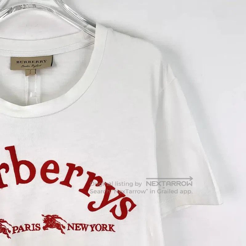 Burberry Burberry Women's White Cotton T-Shirt. Size S / US 4 / IT 40 - 3 Thumbnail