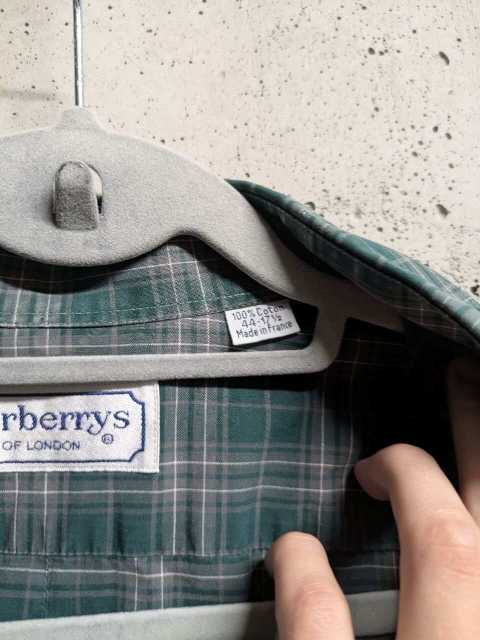 Burberry Burberrys mini logo plaid shirt Size US L / EU 52-54 / 3 - 4 Thumbnail