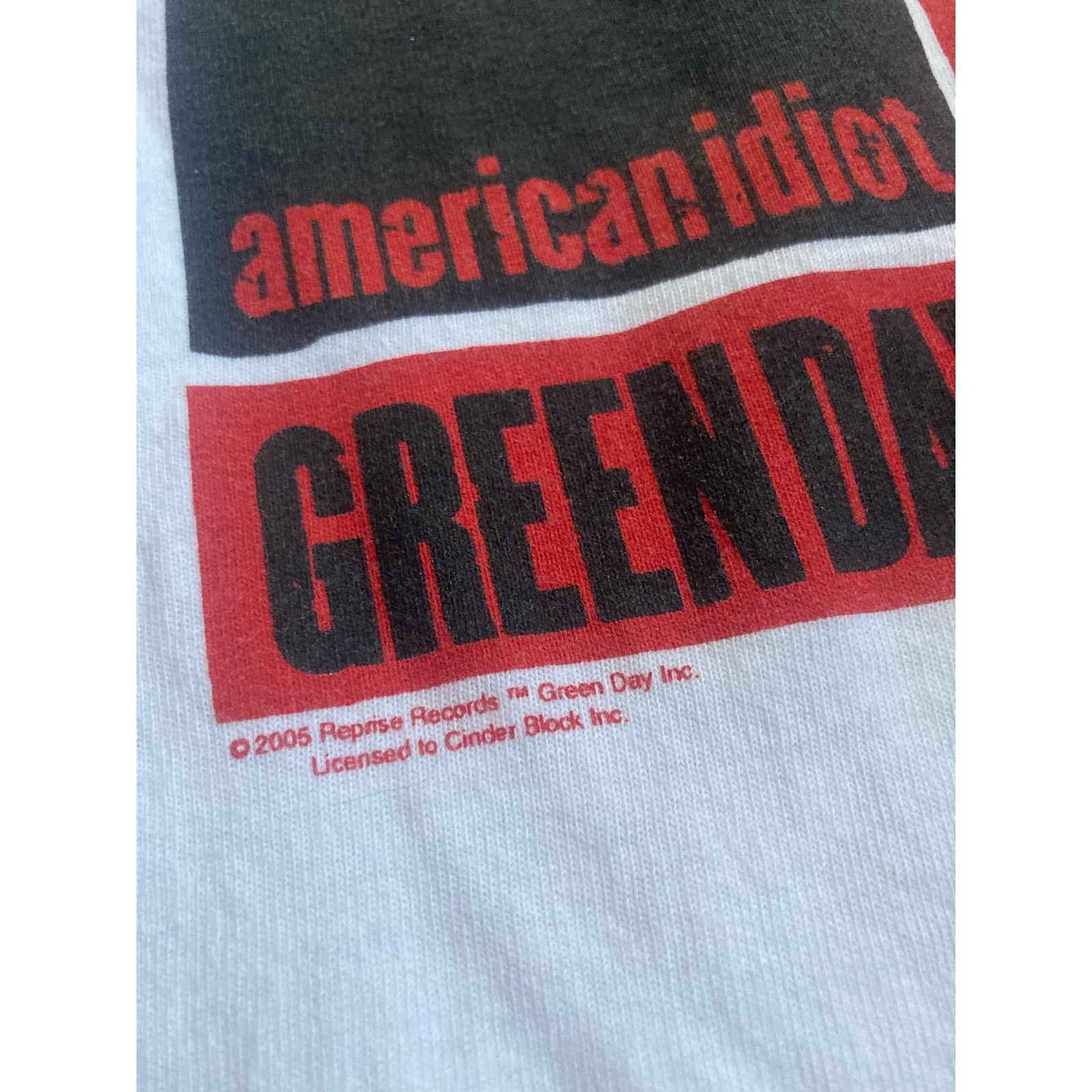 Jerzees 2005 Green Day American idiot tour tshirt mens Size XL Size US XL / EU 56 / 4 - 5 Thumbnail