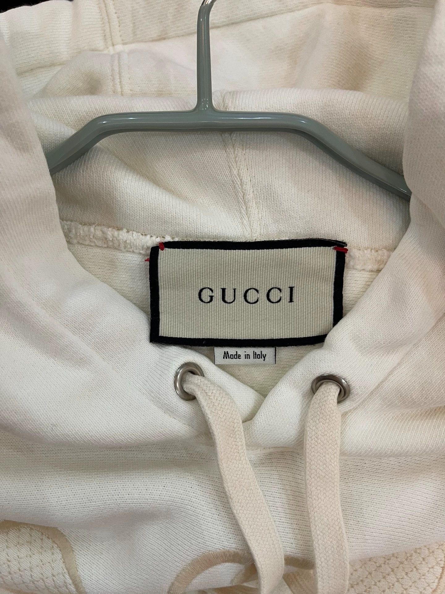Gucci Gucci OS White Sweatshirt XS (L) Embroidered Logo Size XS / US 0-2 / IT 36-38 - 3 Thumbnail