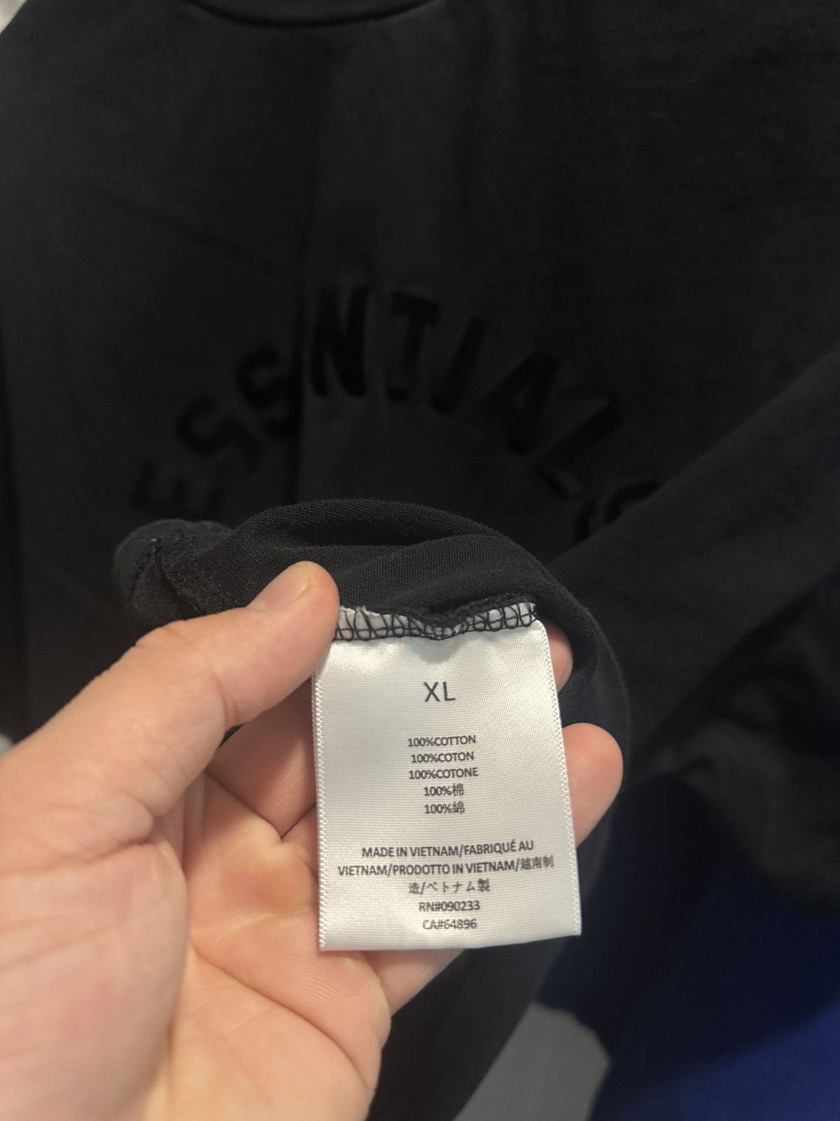Essentials White Essentials Big Logo Tee Size L Size US XL / EU 56 / 4 - 5 Thumbnail