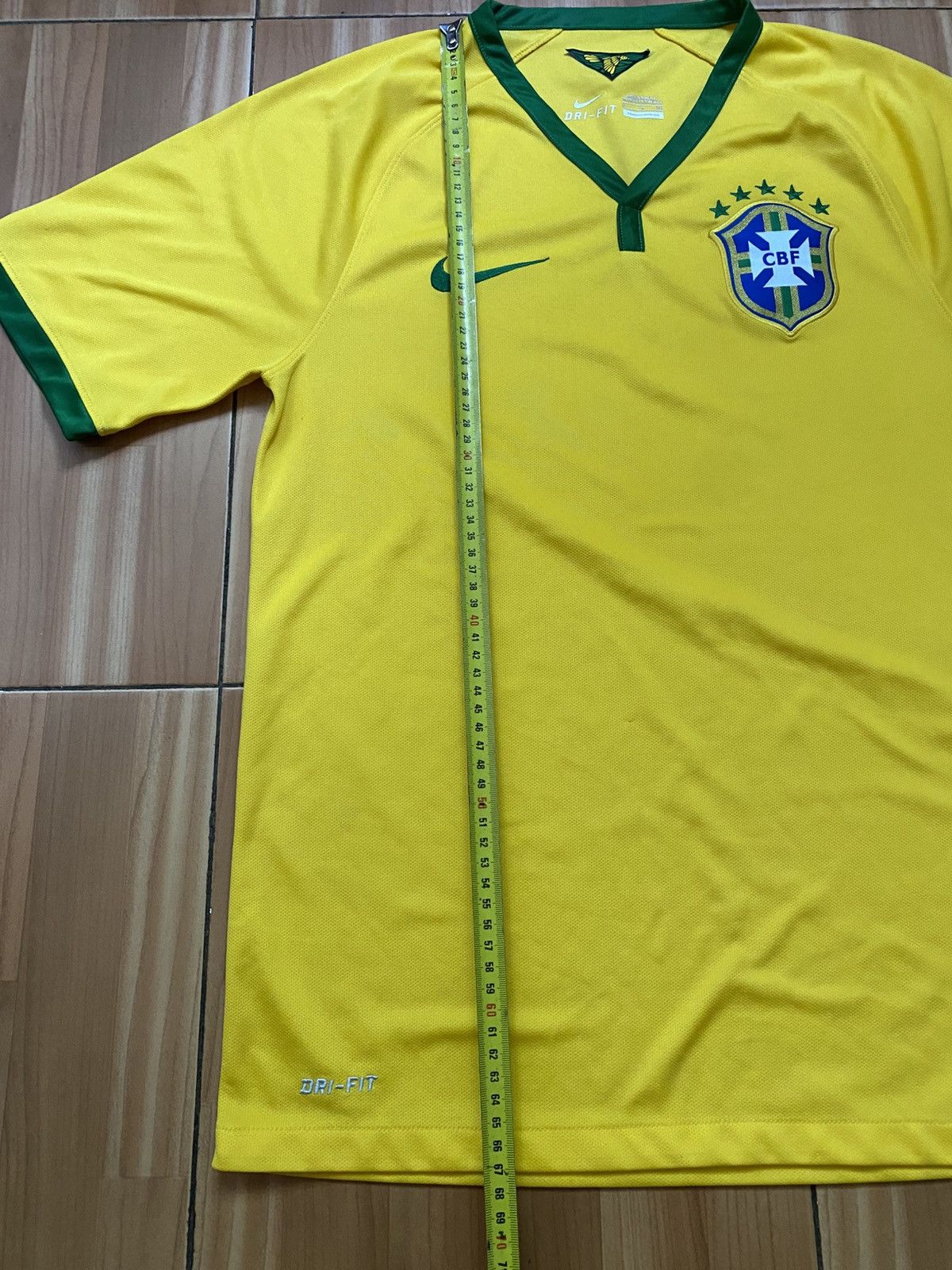 Nike Nike BRASIL 2014 2015 HOME FOOTBALL SHIRT SOCCER JERSEY Size US S / EU 44-46 / 1 - 15 Thumbnail